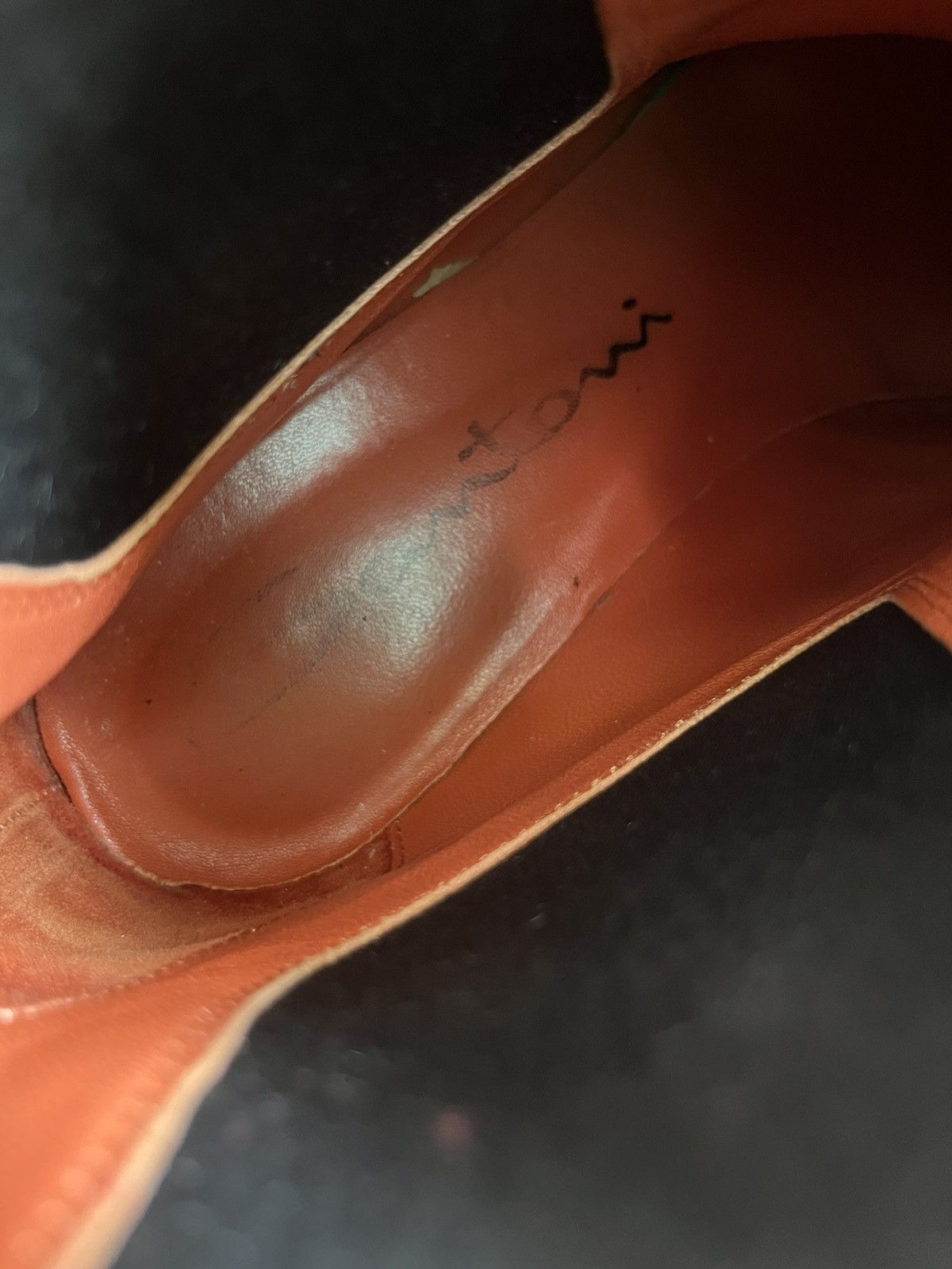 Santoni Santoni Wingtip Chelsea Ankle Boots Black Leather Women Size US 10.5 / IT 40.5 - 12 Thumbnail