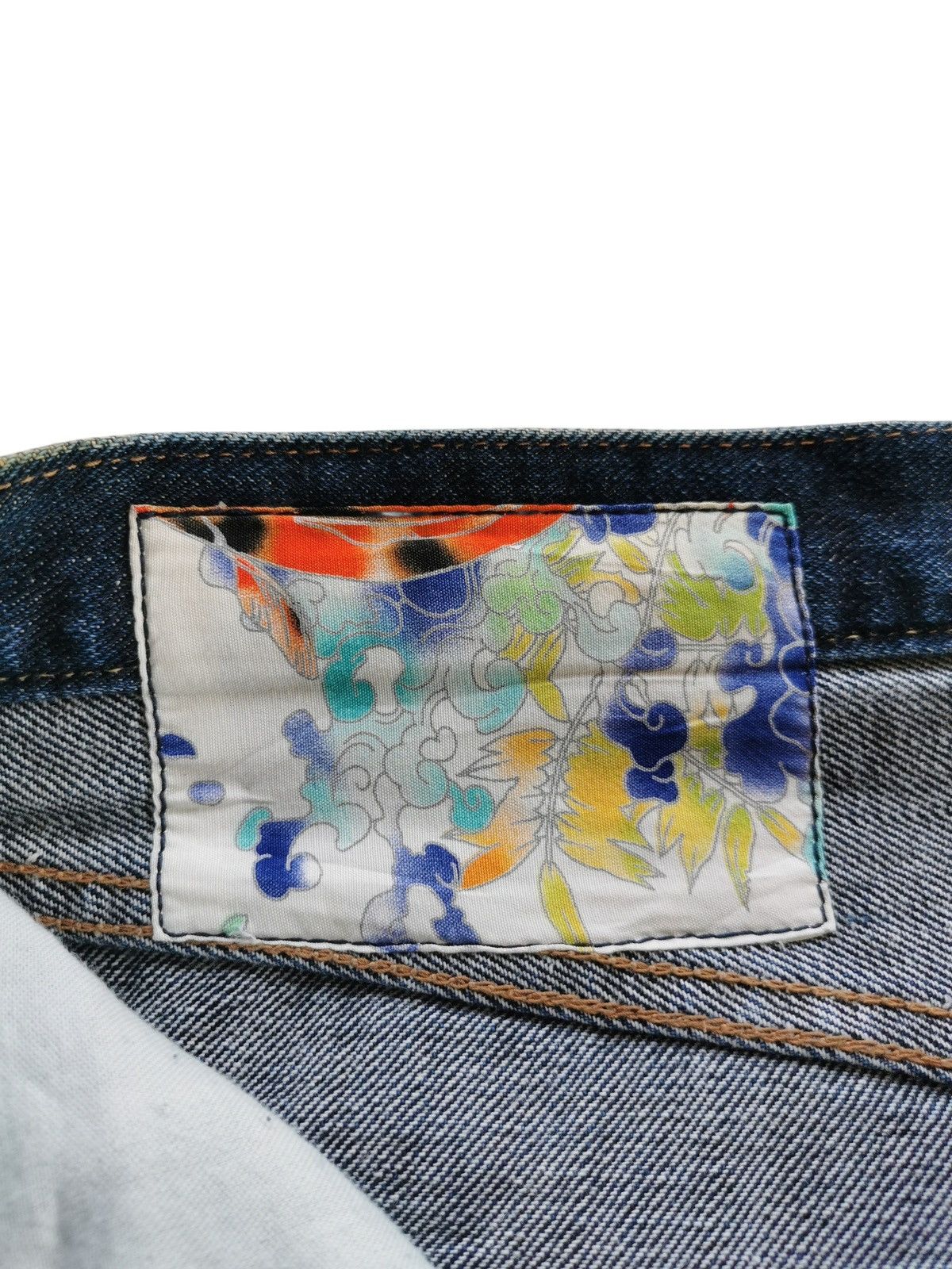 Kapital Vintage Rock Wood Patches Faded Jeans Size US 34 / EU 50 - 16 Thumbnail