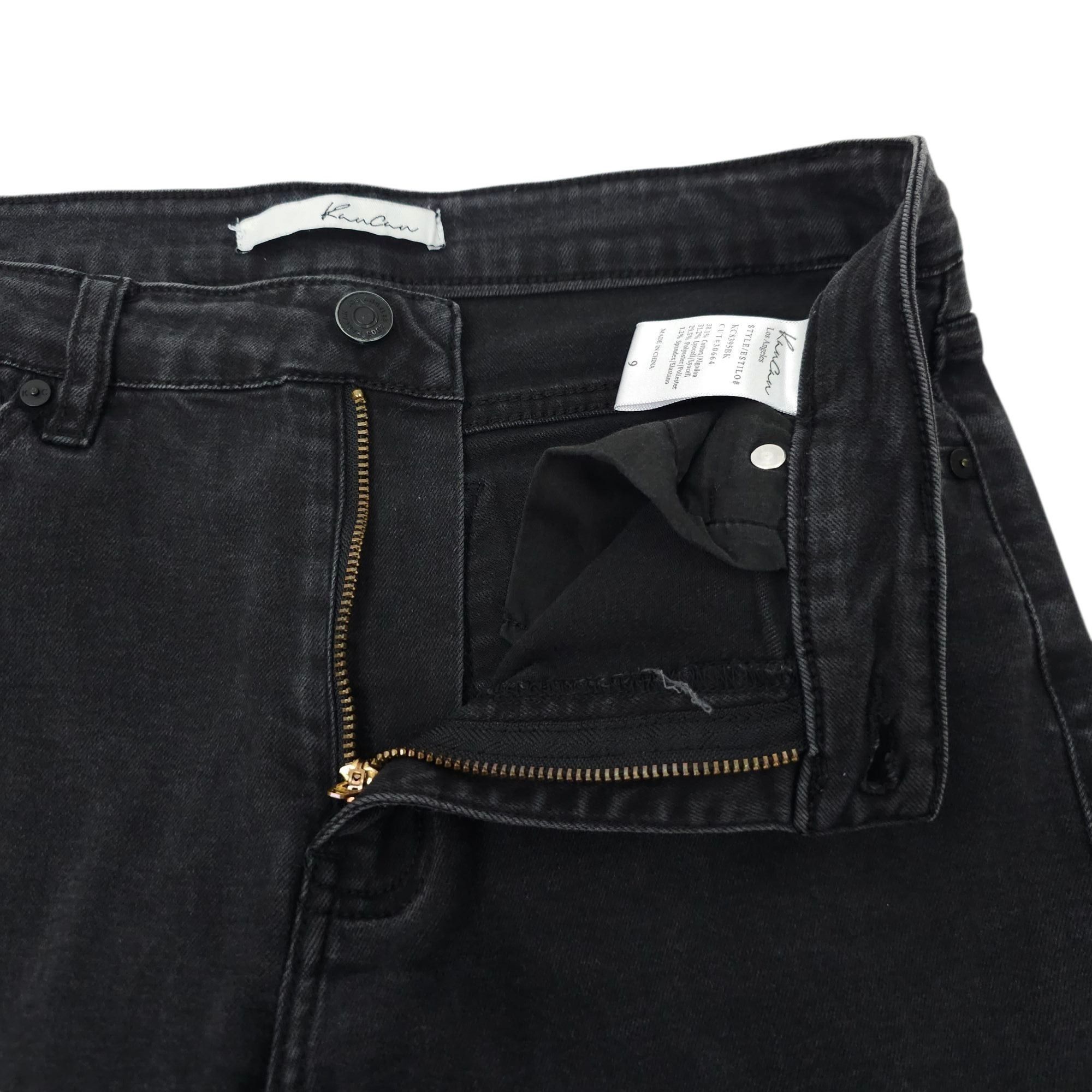 Kancan USA KanCan Distressed Ripped Ankle Skinny Jeans Womens 9 Size 29" - 7 Thumbnail
