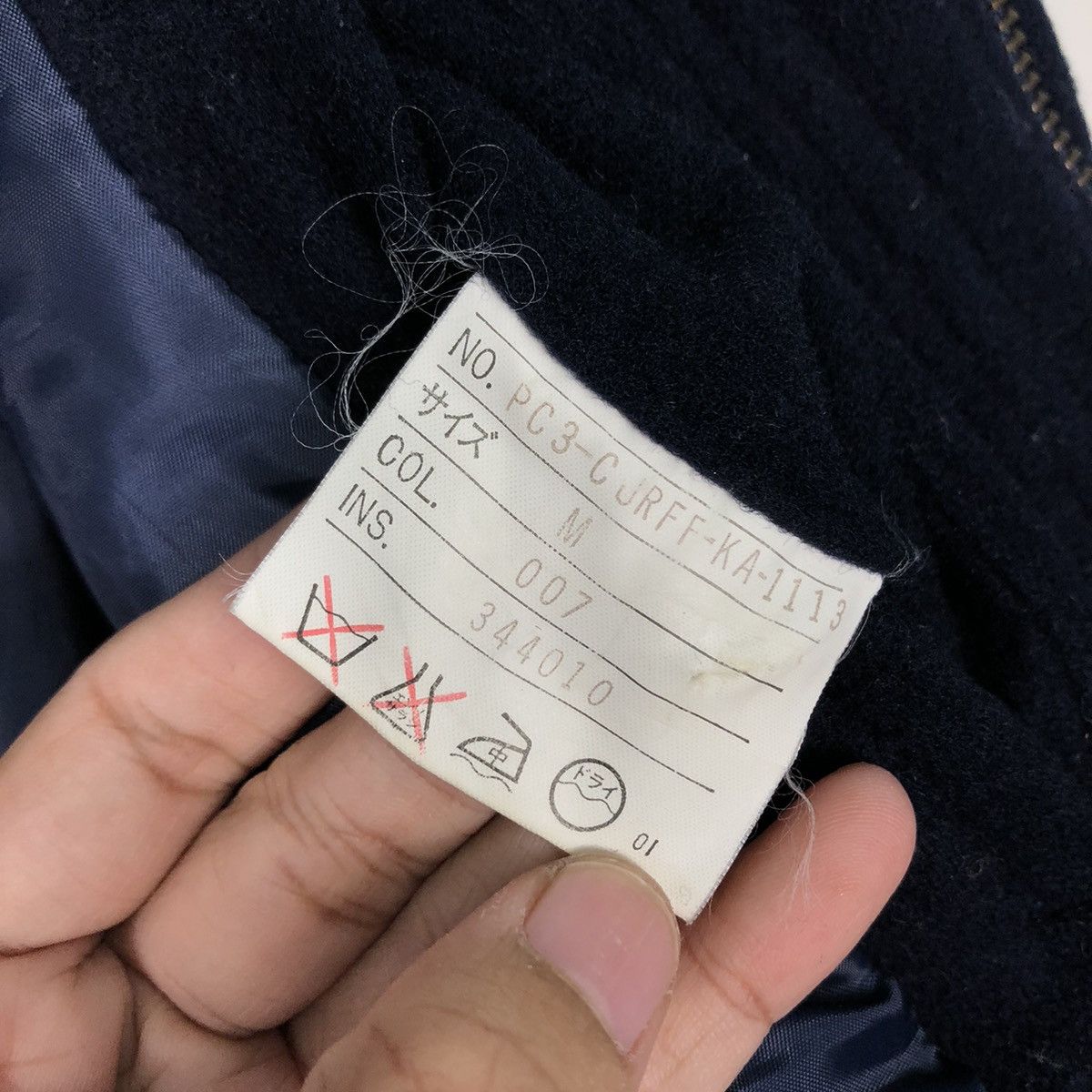 Japanese Brand 📌Vintage Wool Bomber Jacket Cittafascino Issey Miyake Size US M / EU 48-50 / 2 - 21 Thumbnail