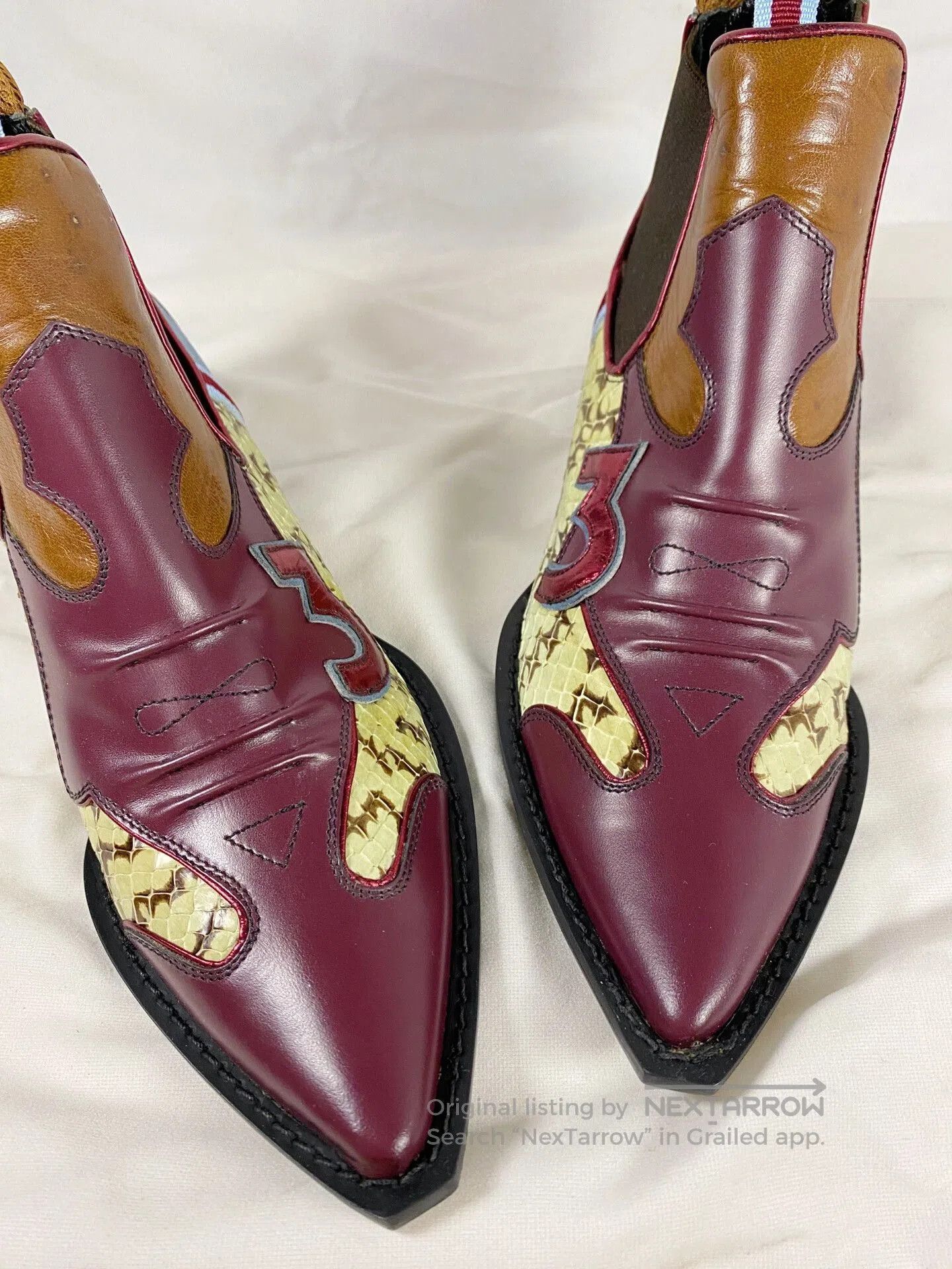 Miu Miu Miu Miu Kitten Heel Short Boots. Size US 6.5 / IT 36.5 - 4 Thumbnail