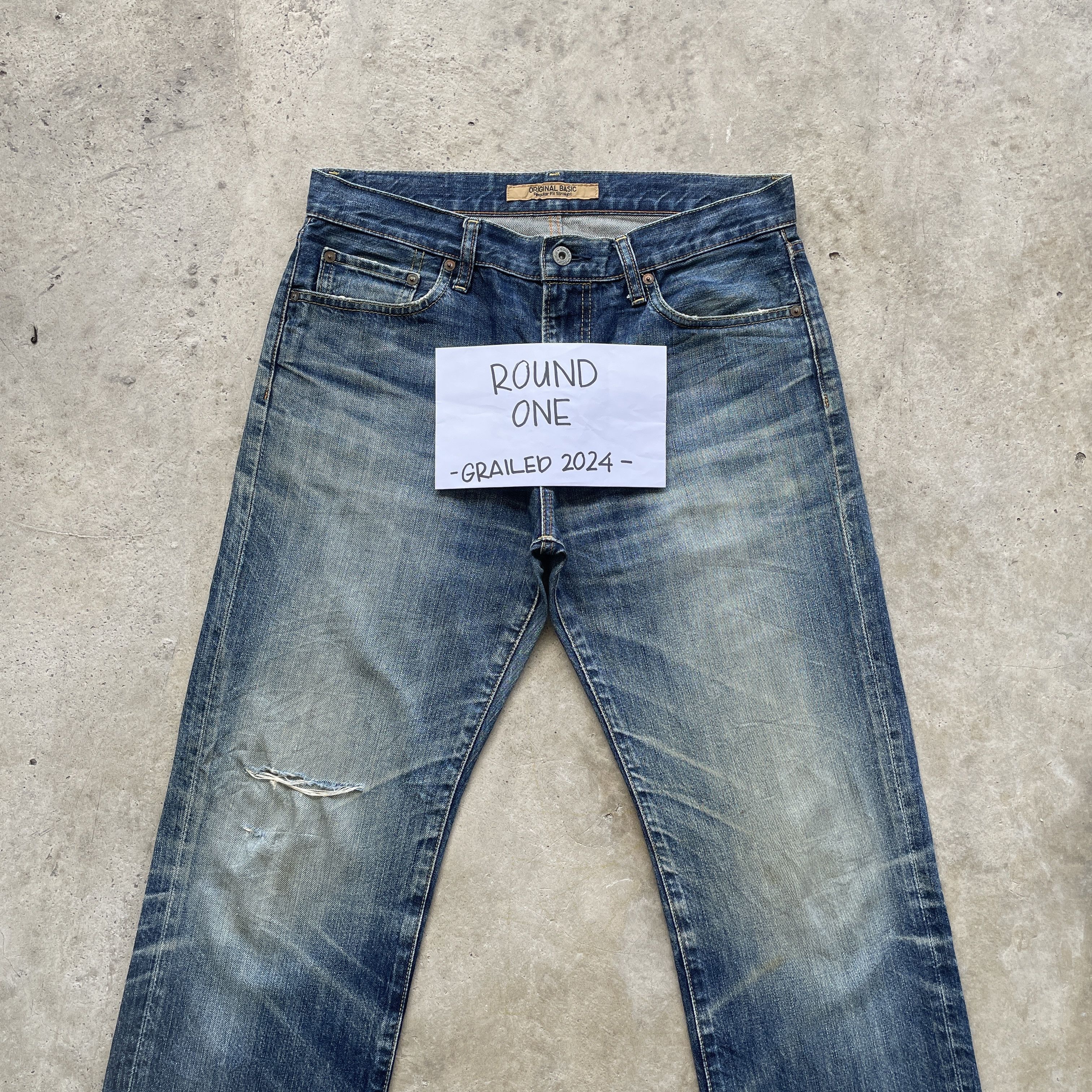 Japanese Brand W32 VINTAGE JAPANESE JEANS MUDWASH FADED DISTRESSED PANTS Size US 32 / EU 48 - 3 Thumbnail