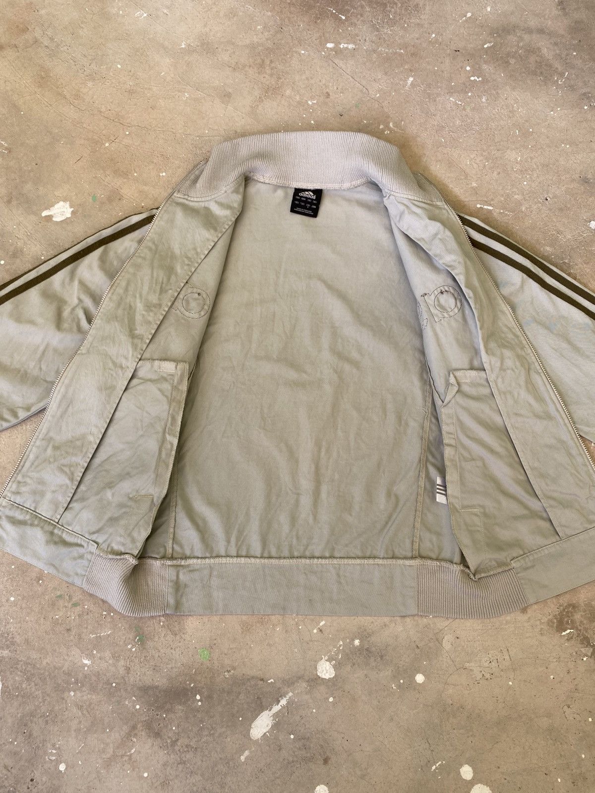 Adidas Adidas Logo Track Jacket Beige Olive Y2K Archive Size US S / EU 44-46 / 1 - 7 Thumbnail