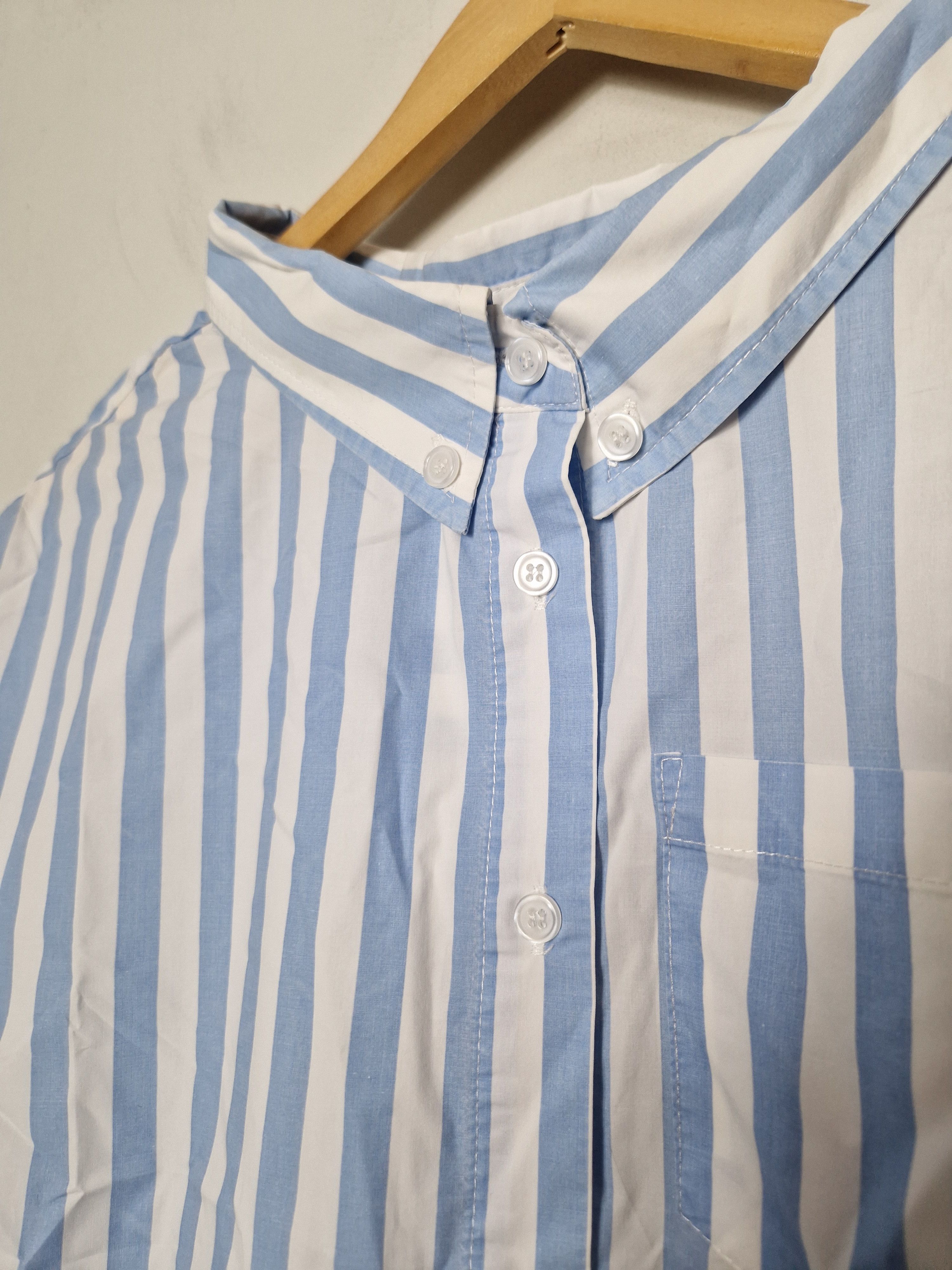 Balenciaga Balenciaga stripped shirt Size M / US 6-8 / IT 42-44 - 4 Thumbnail