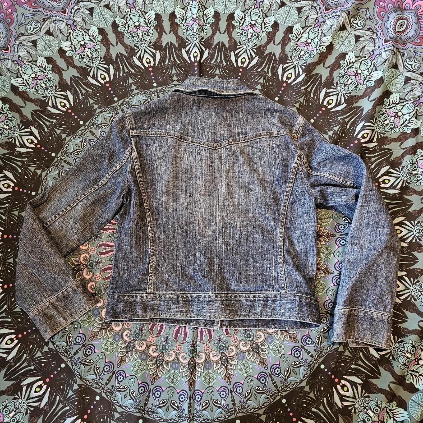 Designer Liz Claiborne Women's Blue Jean Jacket Size S / US 4 / IT 40 - 7 Thumbnail