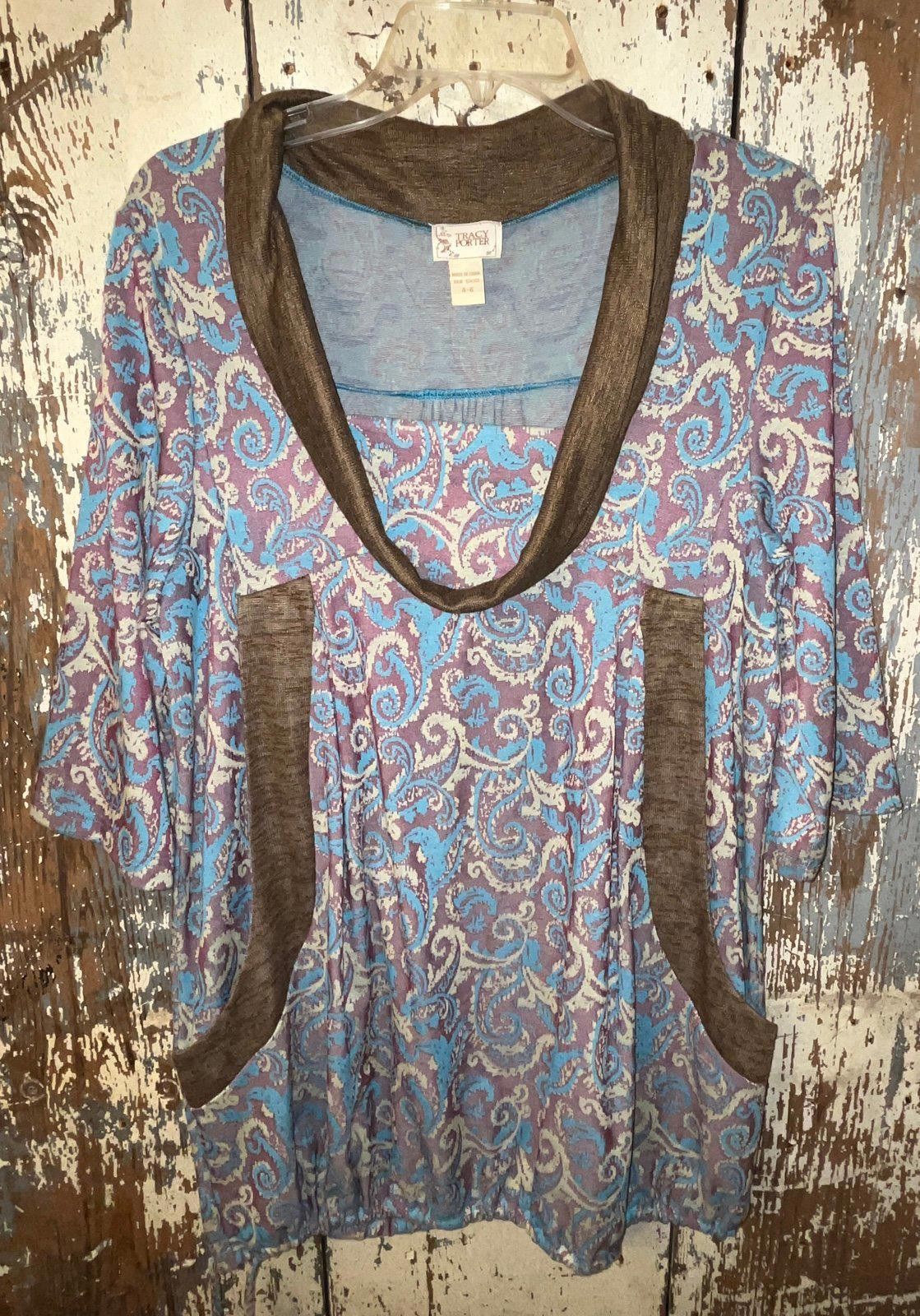 Designer Tracy Porter women's tunic dress size 4/6, size Small Size S / US 4 / IT 40 - 2 Thumbnail