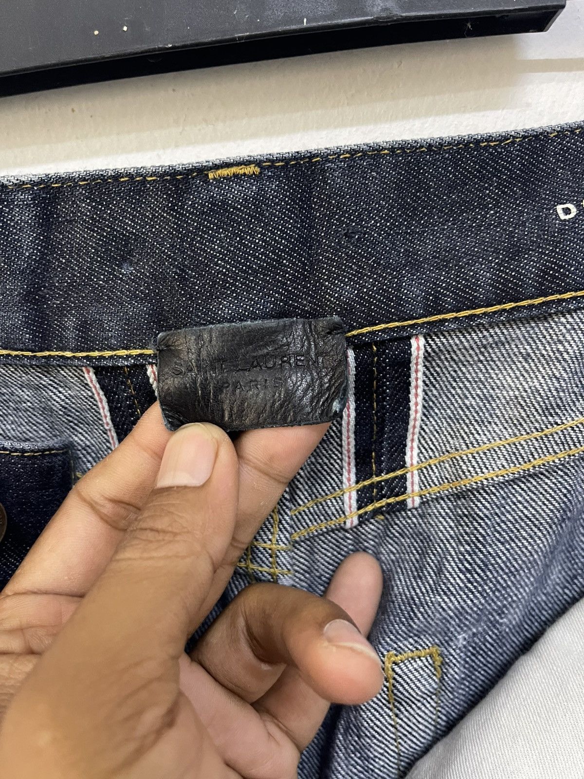 Saint Laurent Paris Saint Laurent D03 M/ST-LW indigo jeans Size US 30 / EU 46 - 9 Thumbnail