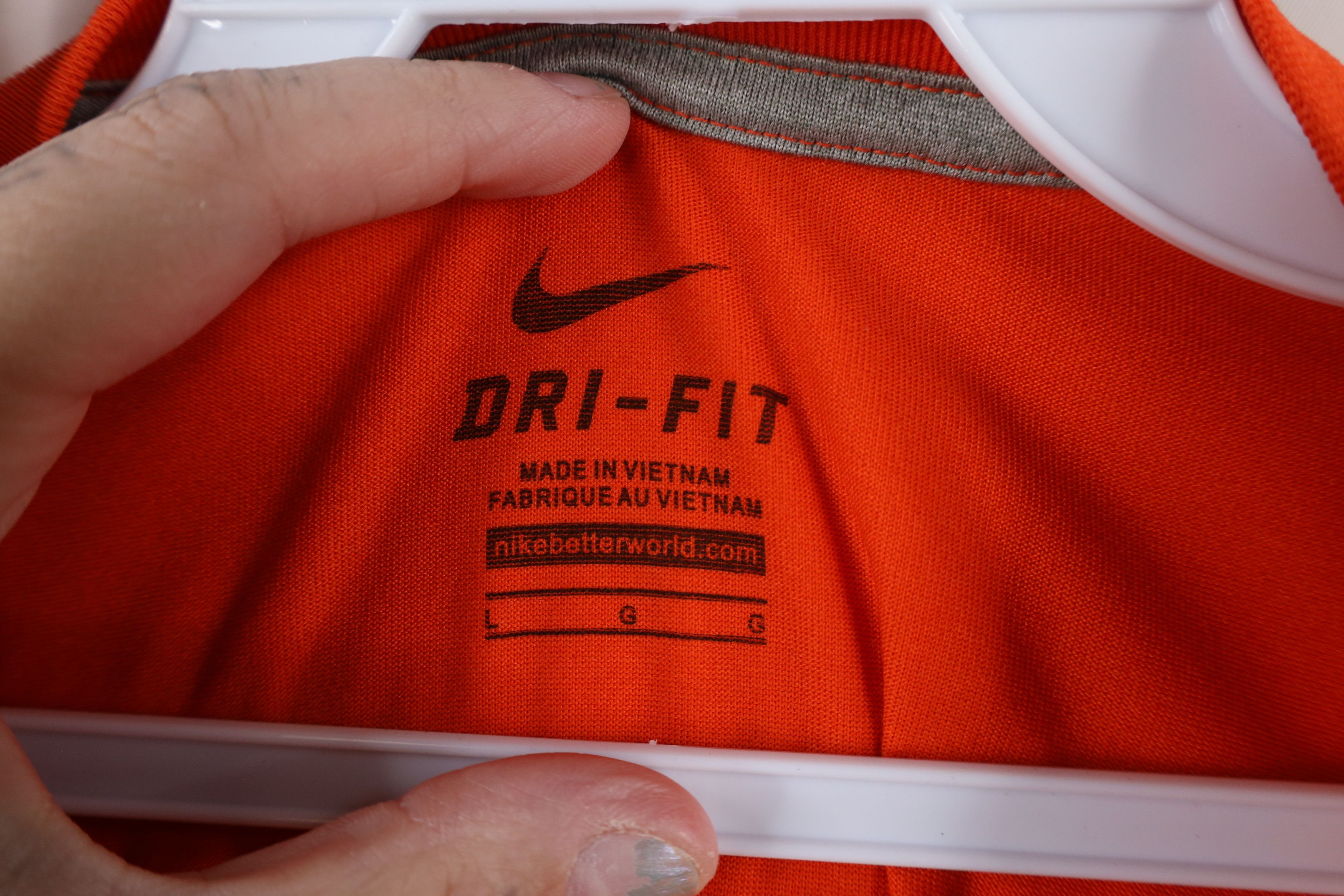 Nike Nike University of Miami Football Short Sleeve T-Shirt Size US L / EU 52-54 / 3 - 6 Thumbnail