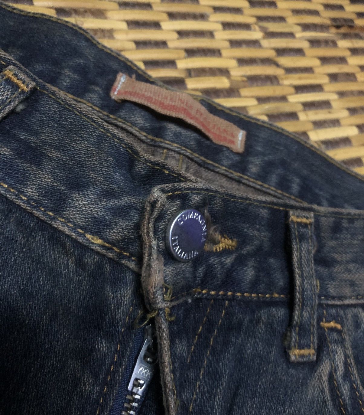 If Six Was Nine × Vintage VINTAGE COMPAGNIA ITALIAN JEANS Size 28" / US 6 / IT 42 - 12 Thumbnail
