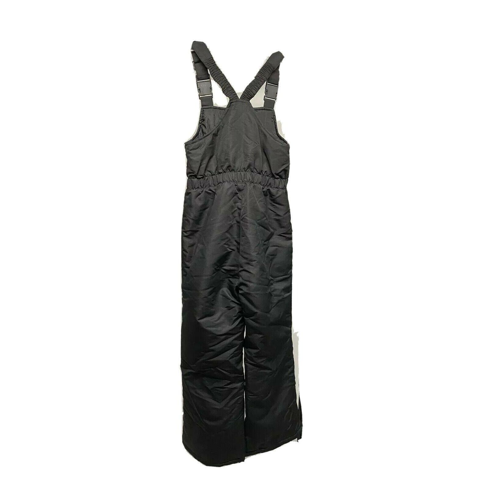 Other Athletech Youth Kids Black Ski Snow Bib Overall XS 4/5 Insul Size 22" - 2 Thumbnail