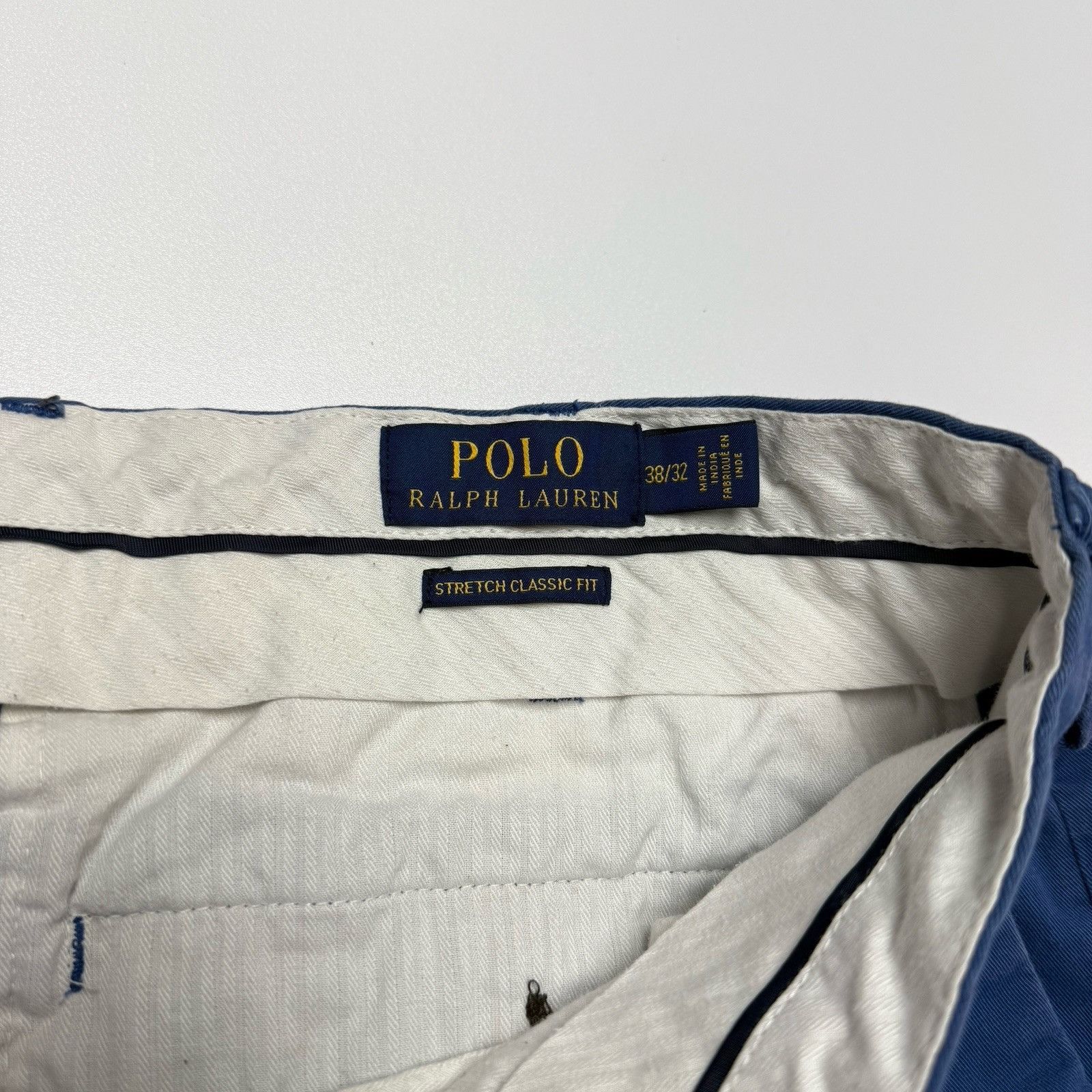 Polo Ralph Lauren Polo Ralph Lauren Pants Mens 38x32 Blue Stretch Classic Fit Size US 38 / EU 54 - 9 Thumbnail