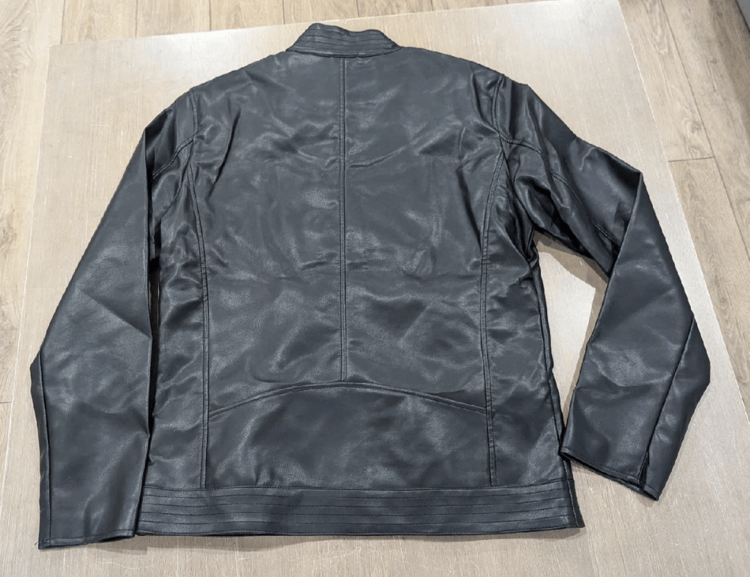 Slate & Stone Slate & Stone Faux Leather Racer Jacket Black Medium Size US M / EU 48-50 / 2 - 4 Thumbnail