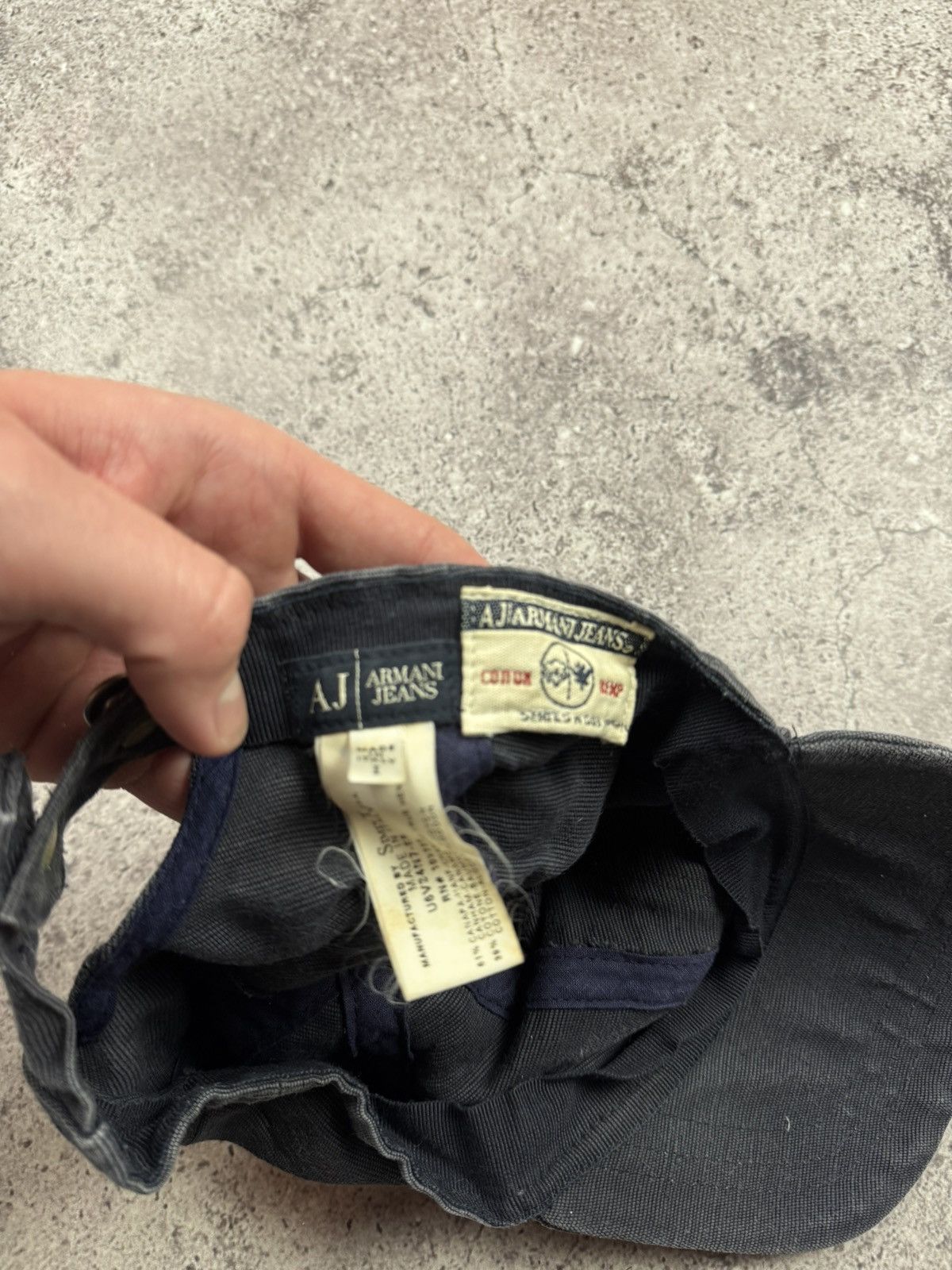 Armani Vintage Armani Jeans Hats Luxury Cap Y2K Japanese Brand 90s Size ONE SIZE - 8 Thumbnail