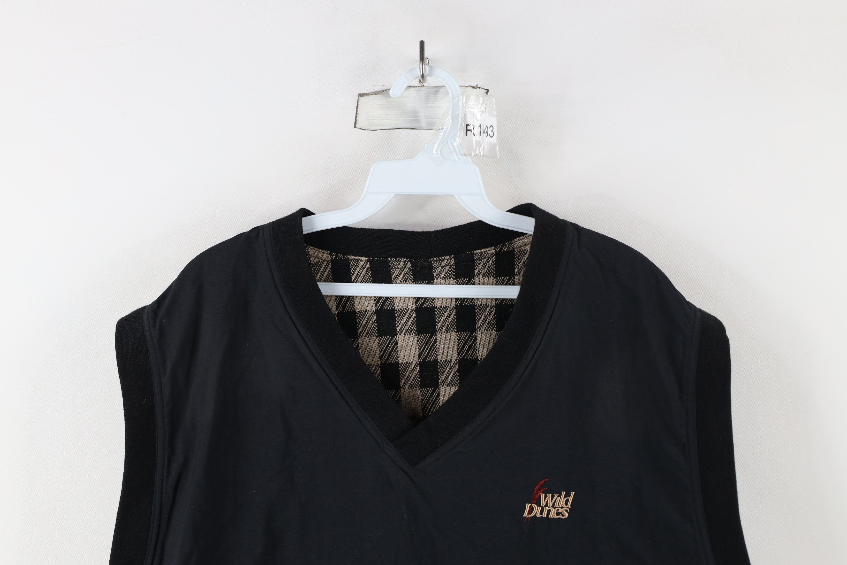 Vintage Vintage 90s Dunes Golf Course Reversible Vest Jacket Plaid Size US XL / EU 56 / 4 - 10 Thumbnail