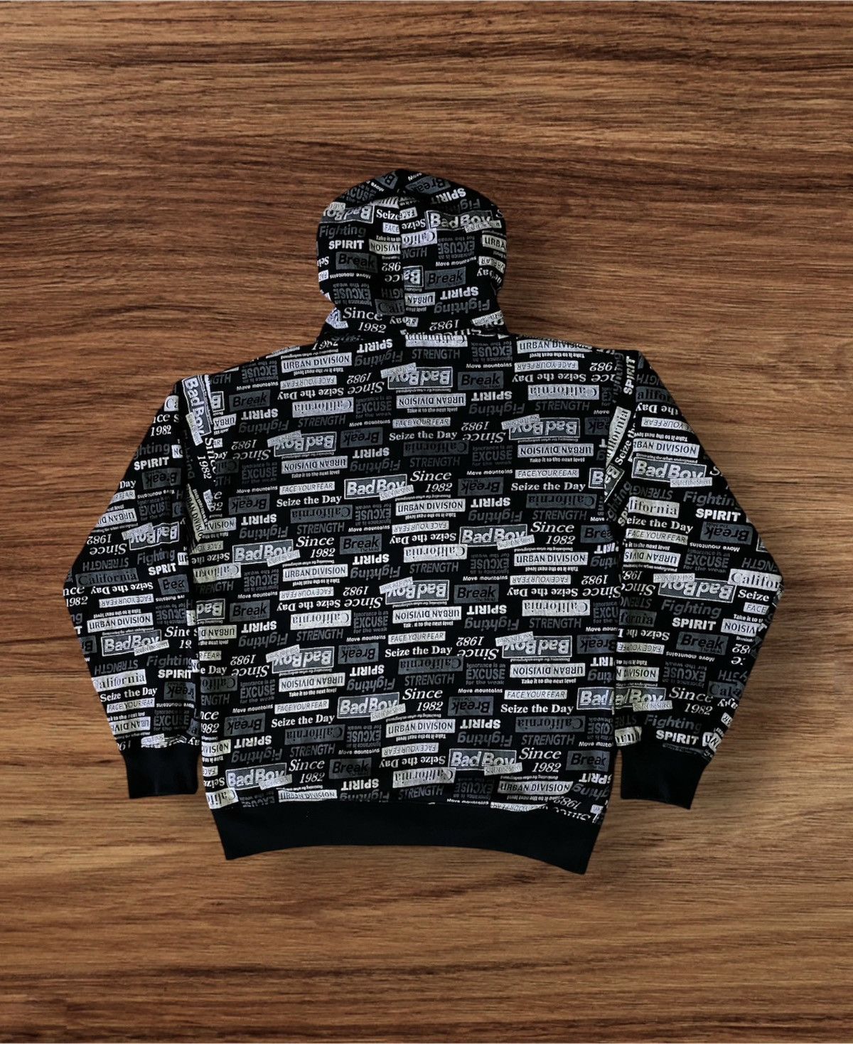 Japanese Brand × Vintage 🔥RARE🔥🔥BAD BOY Full Print Hoodie Size US XL / EU 56 / 4 - 2 Thumbnail