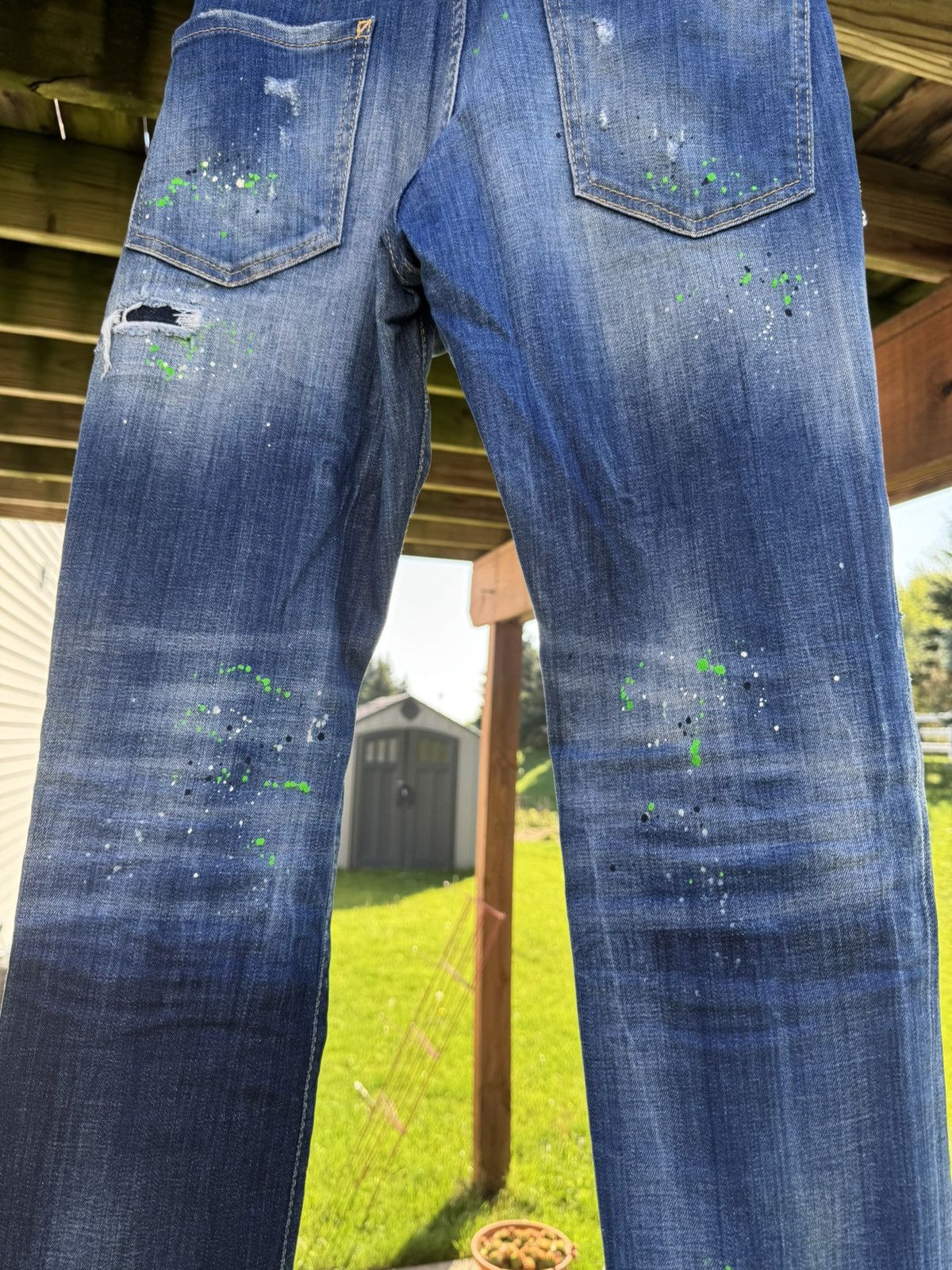 Dsquared2 Dsquared2 paint splatter skinny jeans size 32/32 Size US 32 / EU 48 - 12 Thumbnail