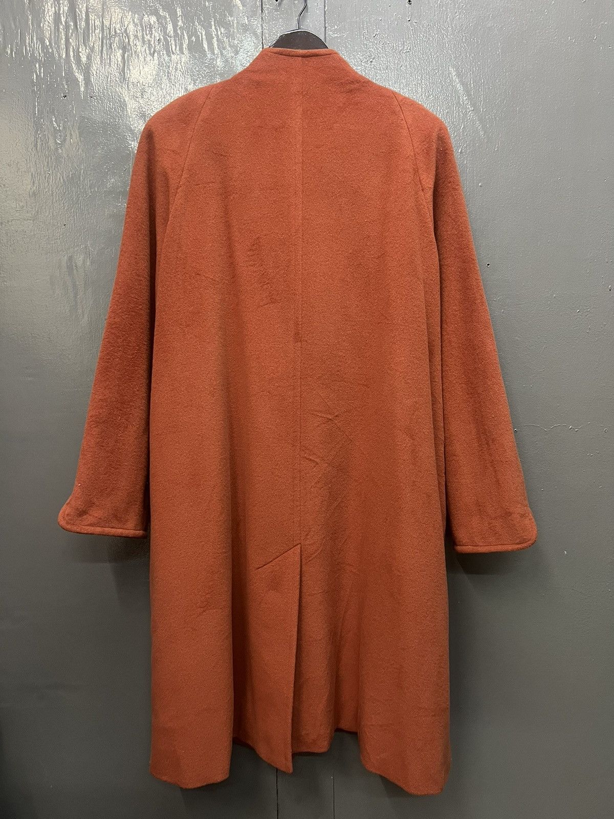 Karl Lagerfeld KARL LAGERFELD ORANGE WOOL LONG COAT Size XL / US 12-14 / IT 48-50 - 6 Thumbnail
