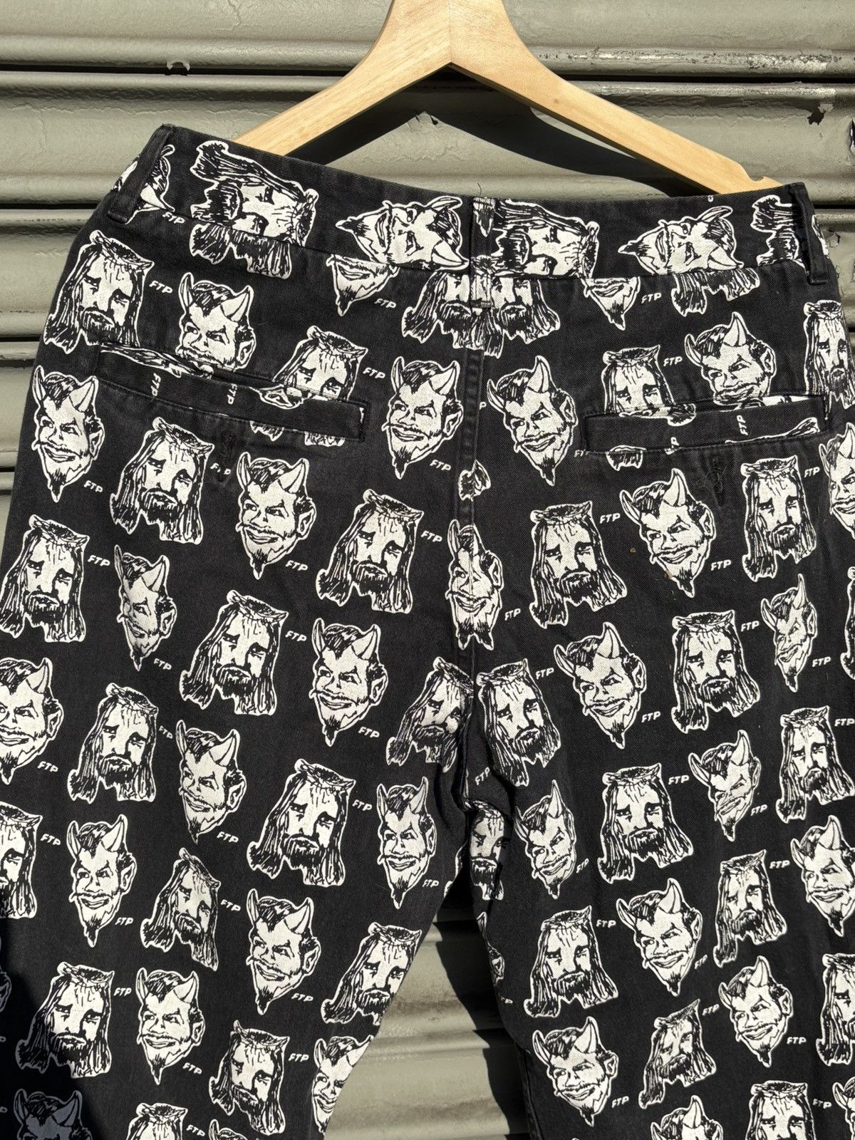 Fuck The Population FTP “Heaven and Hell” Black Pants Size US 34 / EU 50 - 5 Thumbnail
