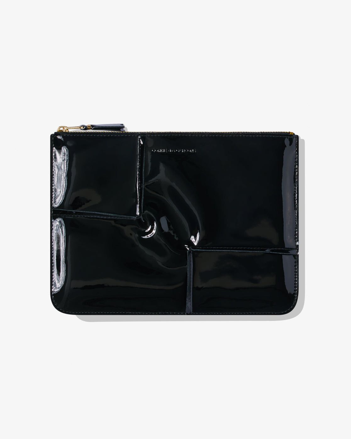 Comme des Garcons Comme Des Garcons Patent Leather Pouch Wallet Zip $174 MSRP Size ONE SIZE - 1 Thumbnail