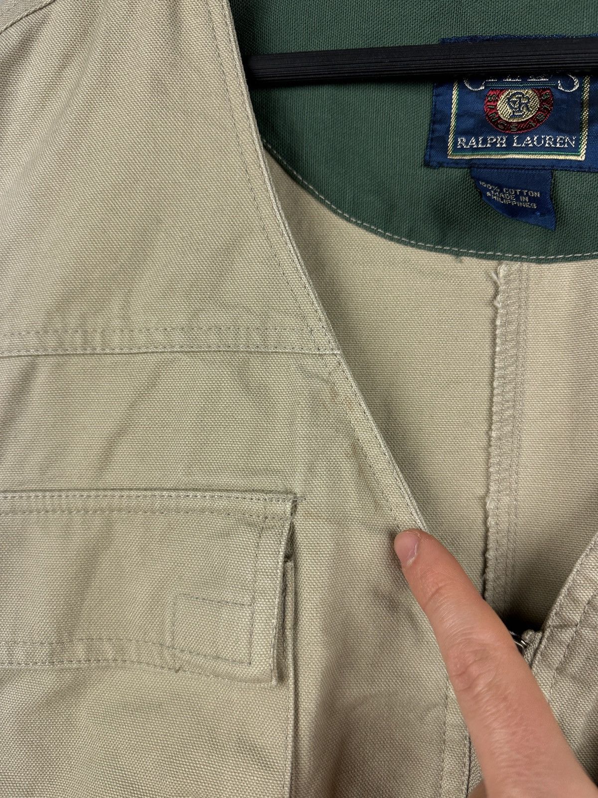 Chaps Ralph Lauren × Vintage Vintage Chaps Ralph Lauren Field Utility Fishing Zip Vest Size US L / EU 52-54 / 3 - 6 Thumbnail