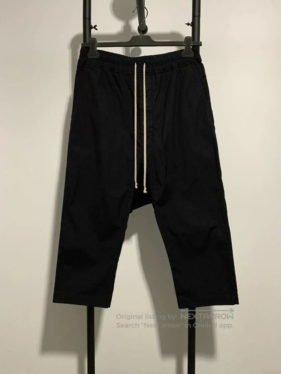 Rick Owens rick owens black cropped pants. Size US 40 / EU 56 - 1 Thumbnail