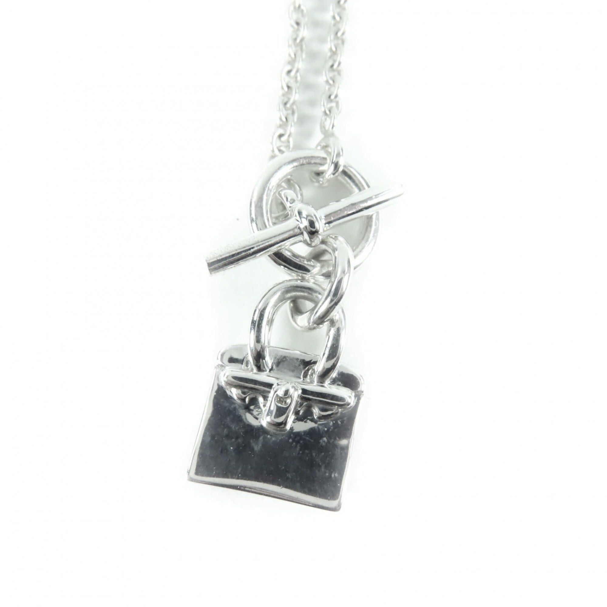 Hermes HERMES 925 Amulette Birkin Necklace Pendant Accessory, Silver, Made in Italy, Weight 10.83g, Women's Size ONE SIZE - 1 Thumbnail