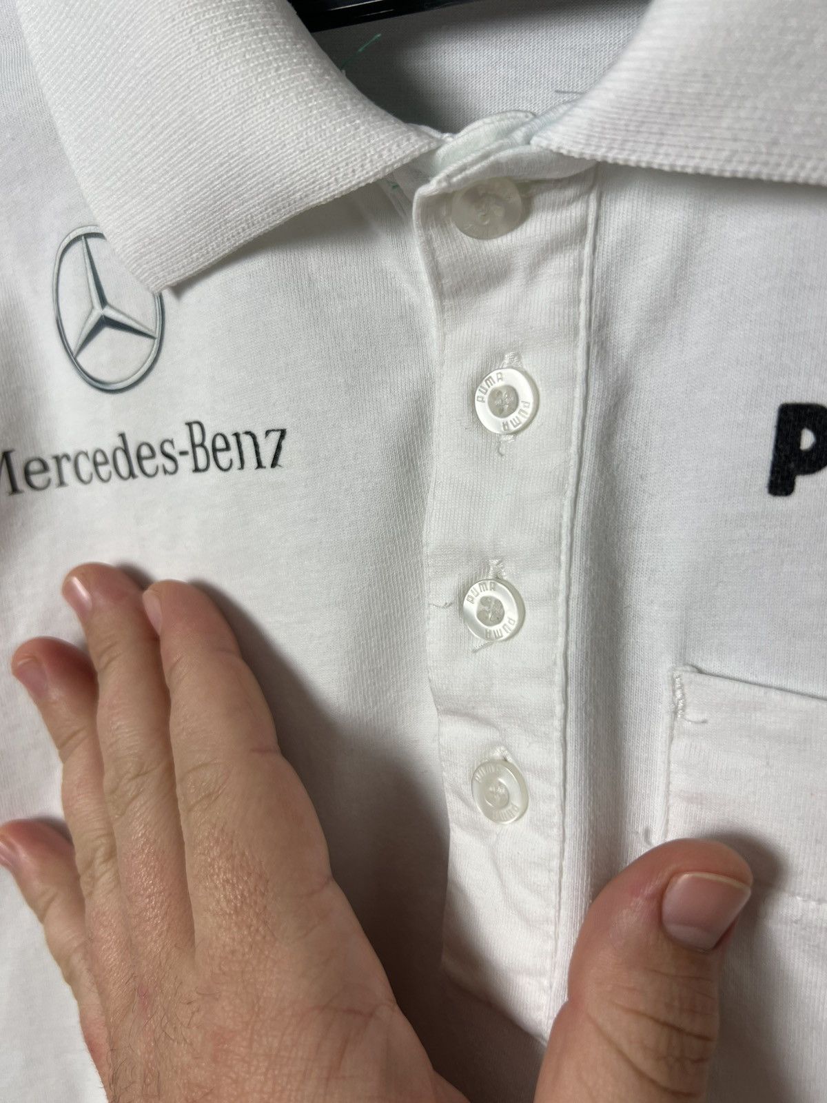 Puma Vintage Puma Mercedes-Benz AMG Petronas Racing Polo Shirt Size US S / EU 44-46 / 1 - 8 Thumbnail