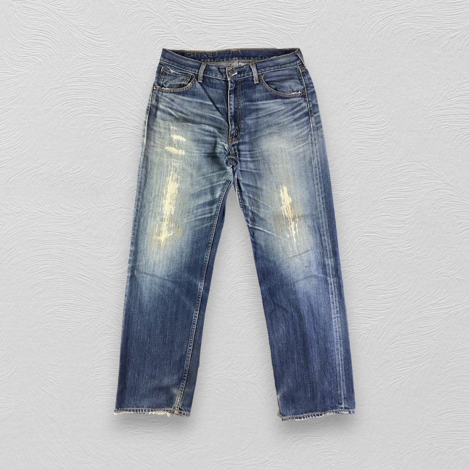 Levi's Vintage Levis Jeans 703 Distressed Denim KJ2555 Size US 34 / EU 50 - 1 Thumbnail