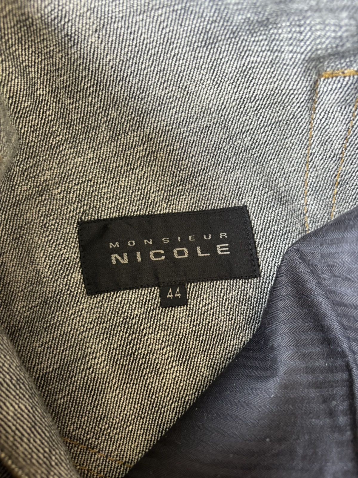 Tornado Mart Vintage Monsieur NICOLE Bootcut Denim Jeans Low Rise Flare Size US 31 - 9 Thumbnail