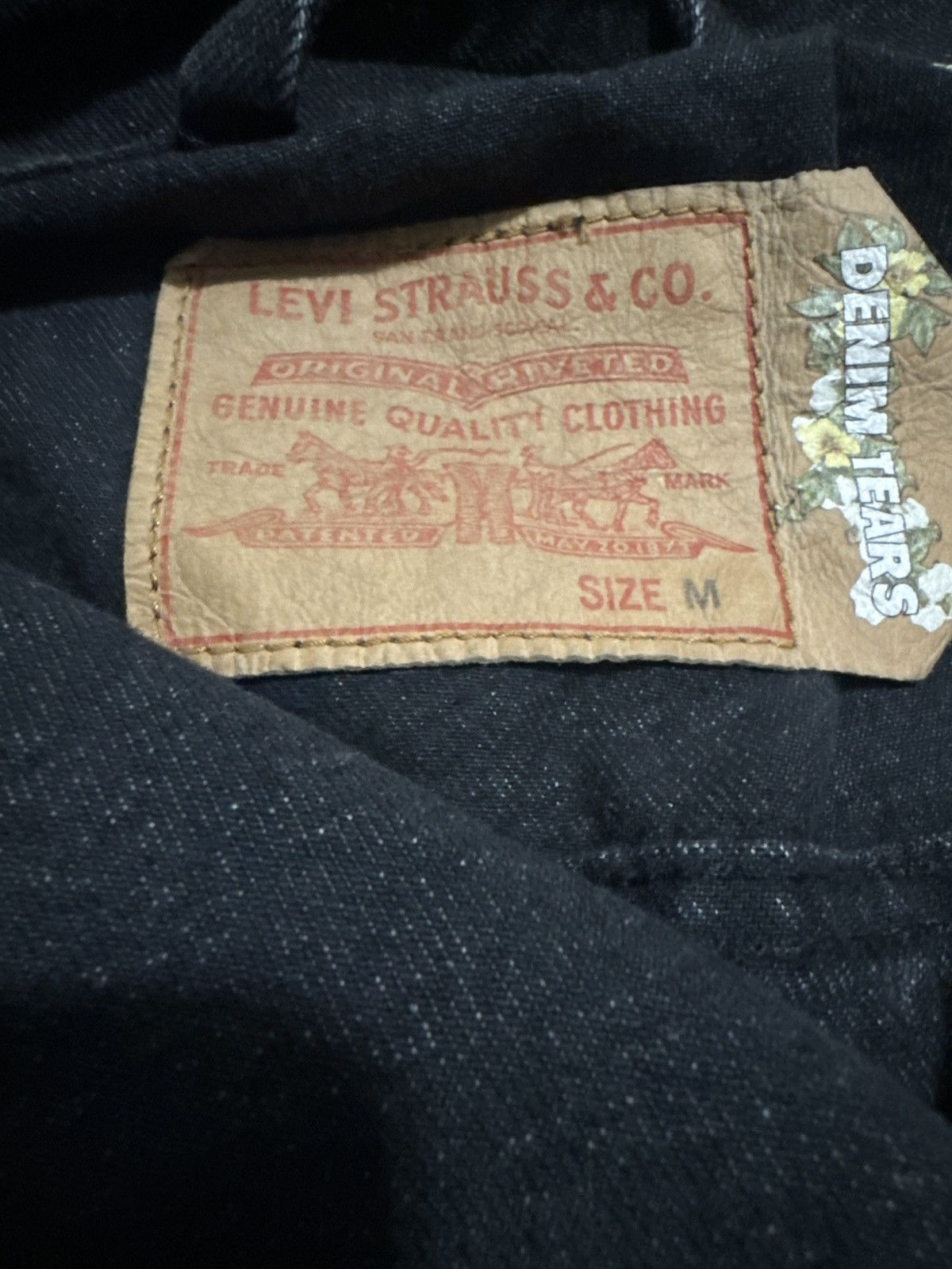 (B).Stroy × DENIM TEARS Denim jacket Size US M / EU 48-50 / 2 - 9 Thumbnail