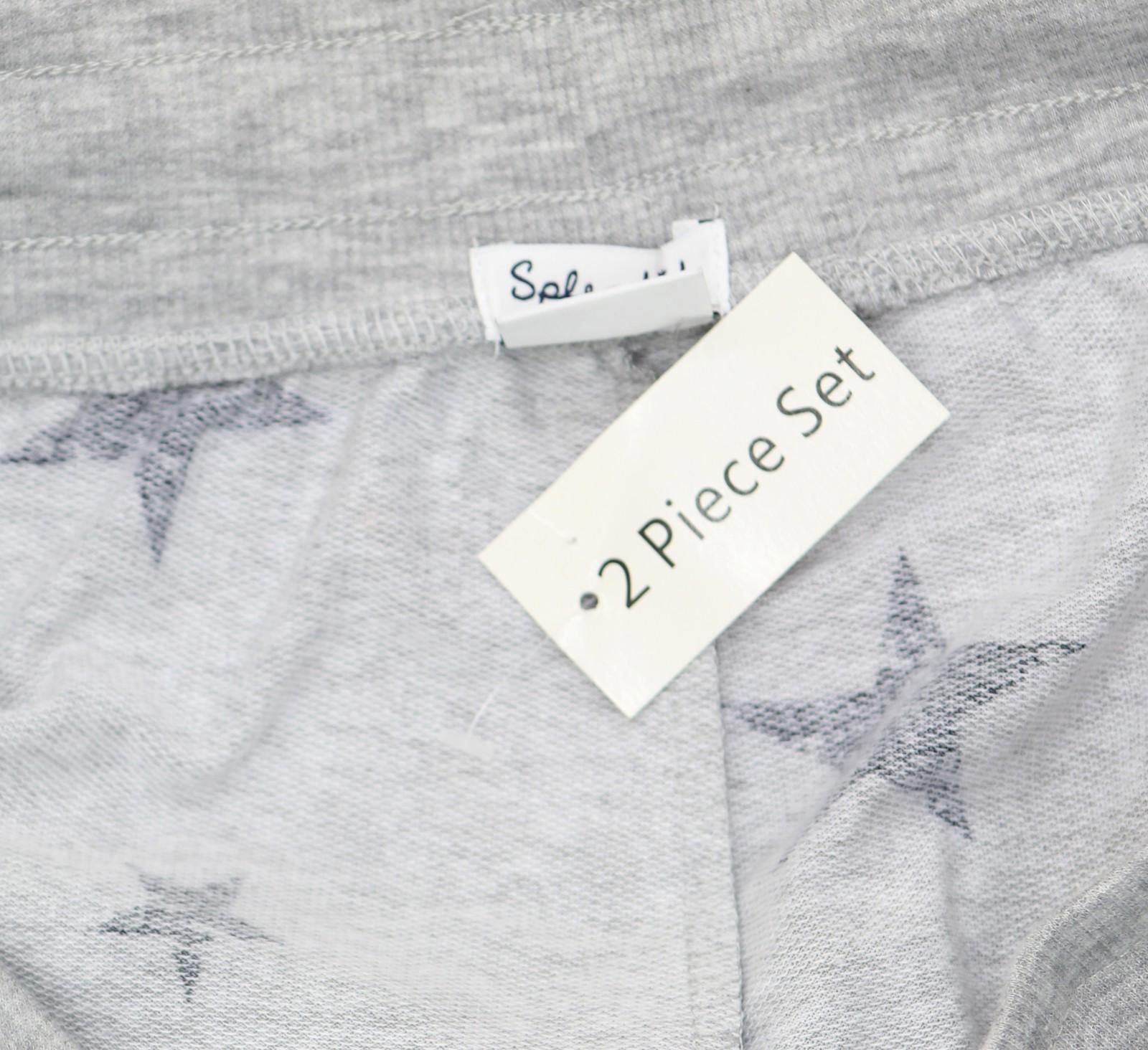 Splendid New Splendid Pajama Lounge Shorts R87d733 Gray Stars Xl Size 40" / US 18 - 3 Thumbnail
