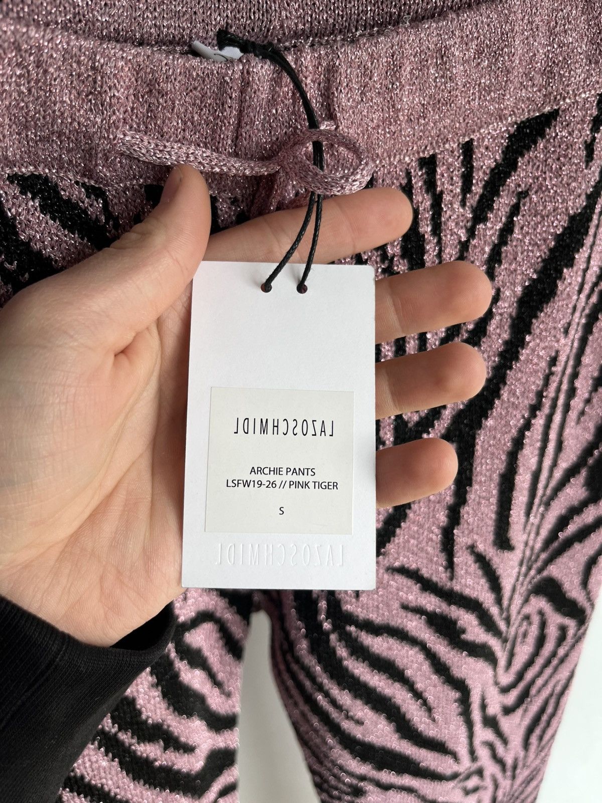 LAZOSCHMIDL Brand new Lazoschmidl AW19 runway Archie glitter sweatpants Size US 30 / EU 46 - 8 Thumbnail