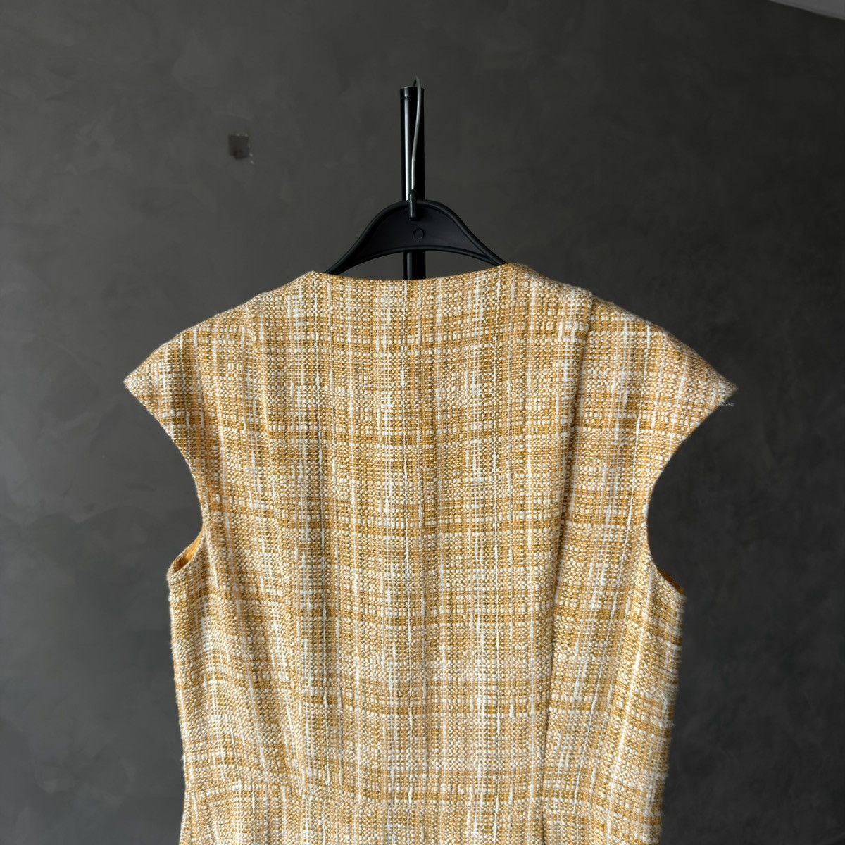 Akris Akris Punto Tweed Sheath Sleeveless Dress Size L / US 10 / IT 46 - 8 Thumbnail