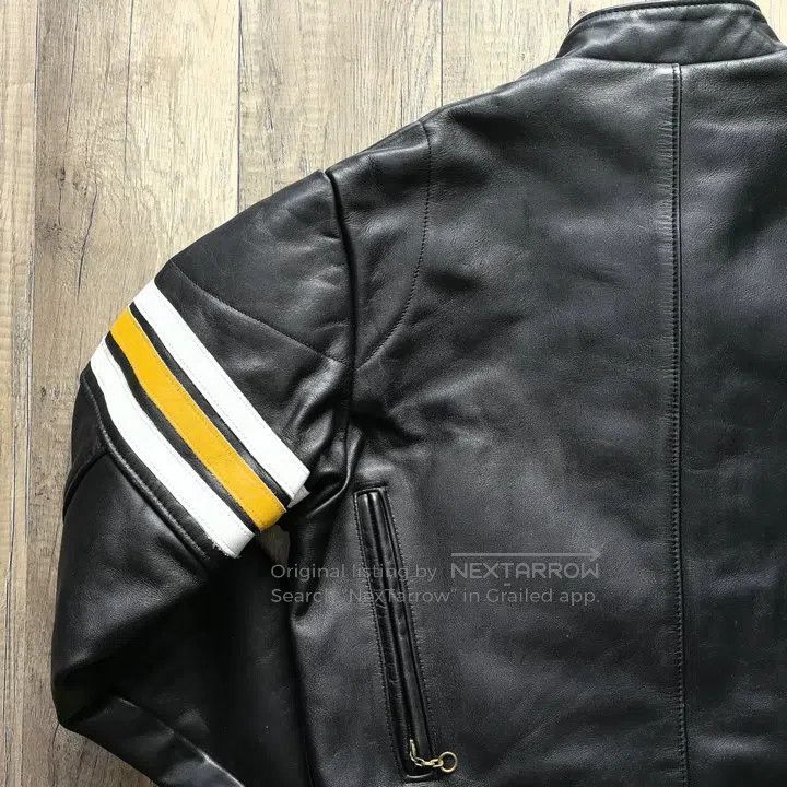 Schott Schott Thick castrated cowhide stand-up collar motorcycle Size US M / EU 48-50 / 2 - 8 Thumbnail