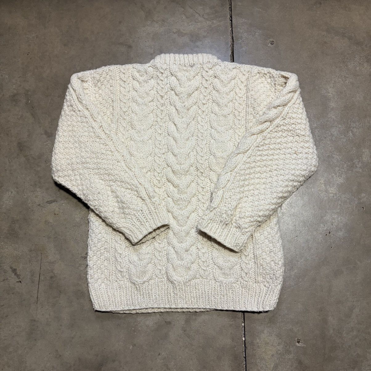 Vintage Vintage 90s Wool Sweater Cable Knit Chunky Fisherman Ecuador Size US S / EU 44-46 / 1 - 7 Thumbnail