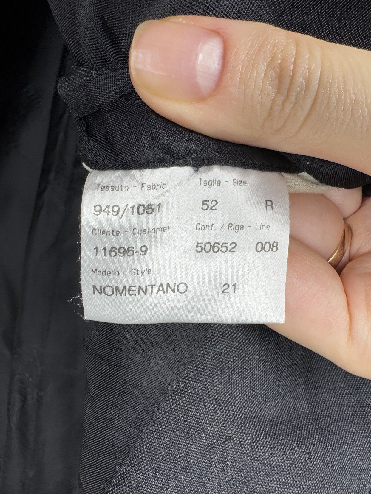 Brioni Brioni Nomentano wool 3 button Dark grey blazer sport coat Size 42R - 10 Thumbnail