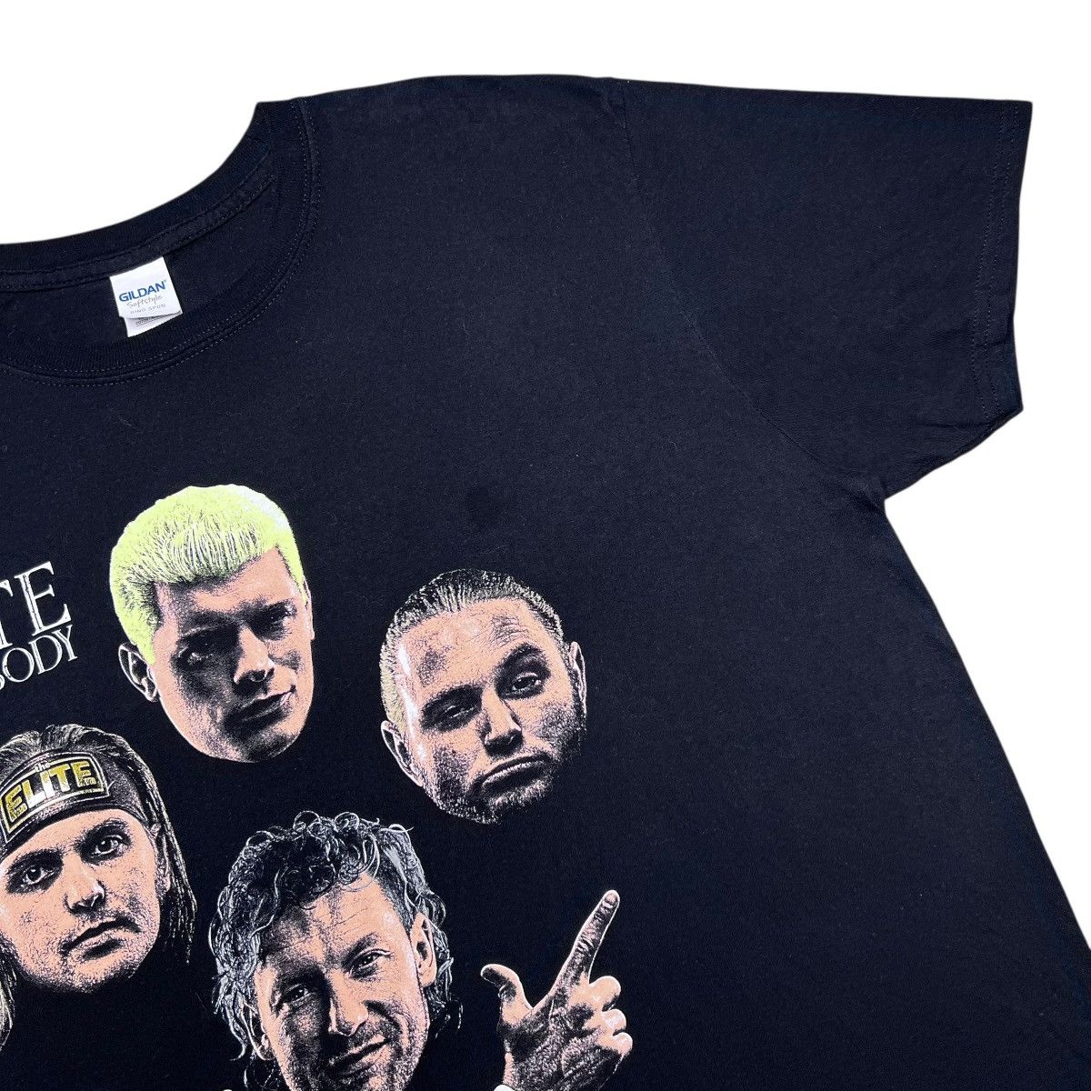 Other AEW Elite Rhapsody Young Bucks Cody Rhodes Kenny Omega Tee Size US XL / EU 56 / 4 - 8 Thumbnail