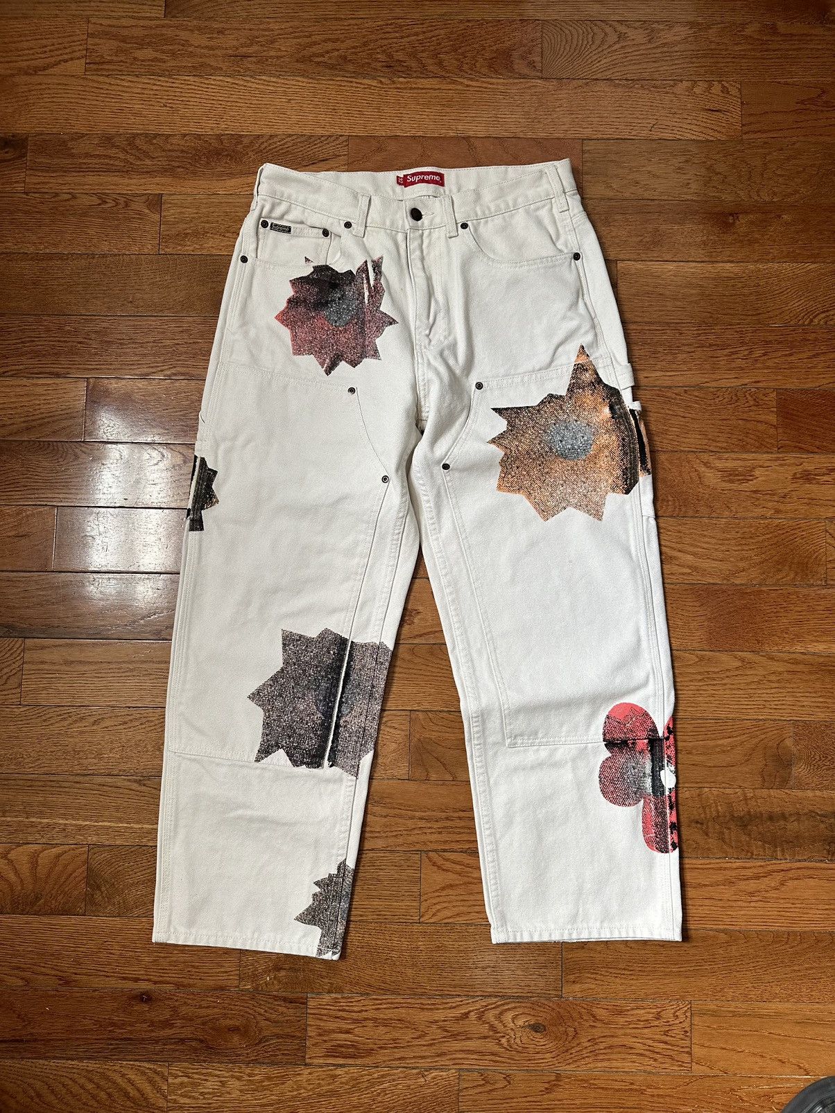 Supreme Supreme Nate Lowman Double Knee Pants | Grailed