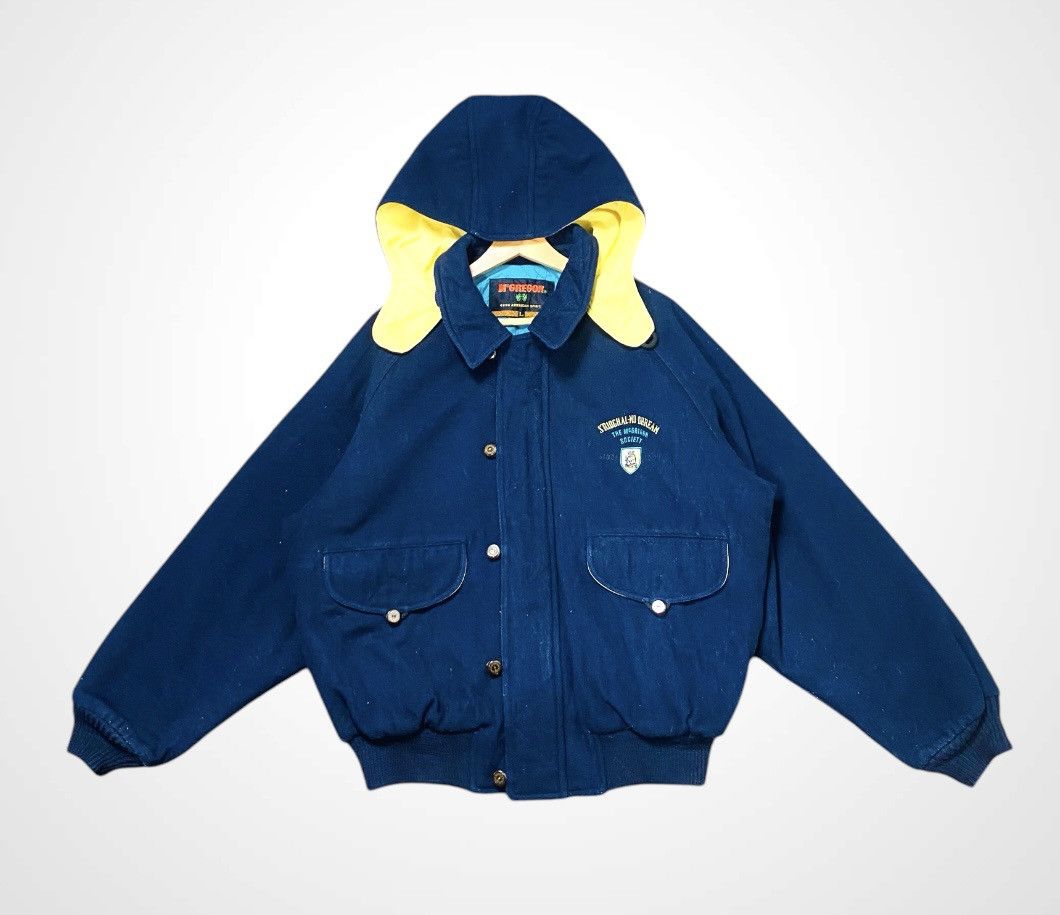 McGregor Vintage McGregor Zipper Hoodie Wool Jacket Size US XL / EU 56 / 4 - 1 Thumbnail