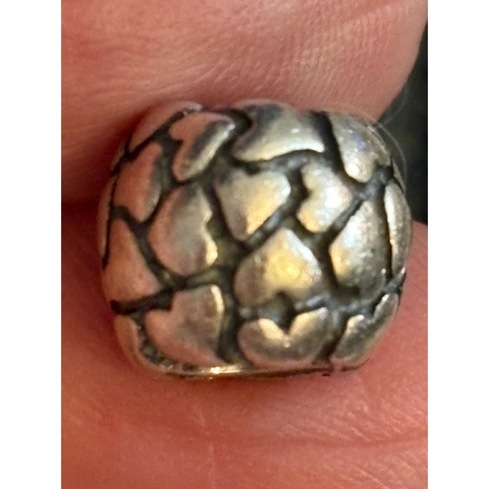 pandora Pandora ALE 925 Sterling Silver Charm with hearts Size ONE SIZE - 1 Thumbnail