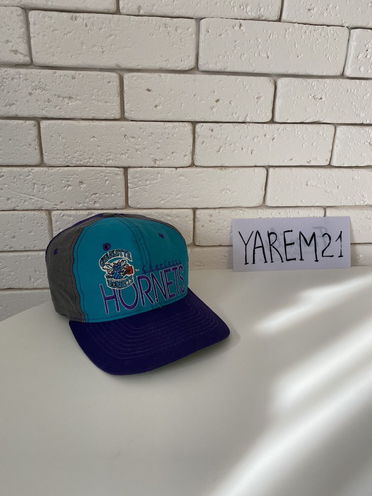 NBA Charlotte hornets vintage NBA cap hat Size ONE SIZE - 1 Thumbnail