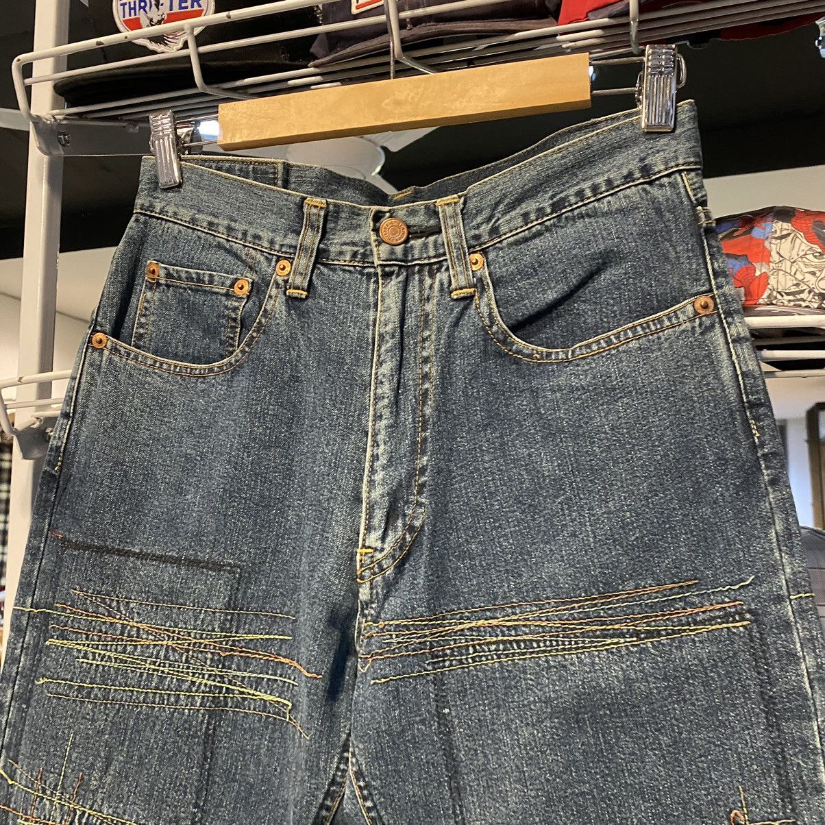 Hysteric Glamour VINTAGE 00’s Hysteric Glamour Landom Stitched Flare Denim Size 26" / US 2 / IT 38 - 7 Thumbnail
