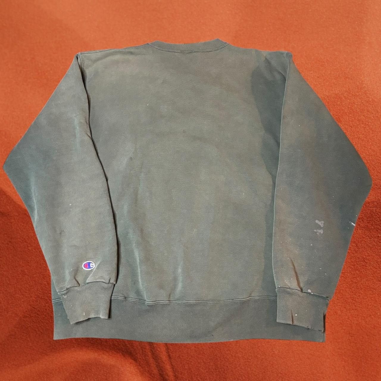 Champion Vintage Faded Champion Paint Splattered Swester Size US XL / EU 56 / 4 - 2 Thumbnail