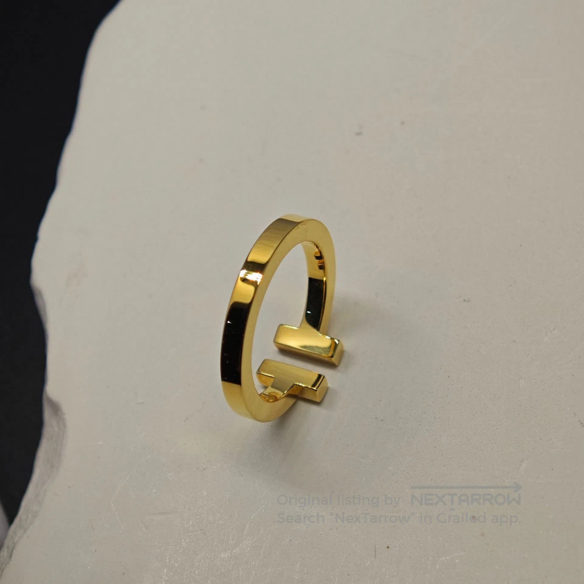 Tiffany & Co. Tiffany T Collection Wide Double T Ring. Size ONE SIZE - 4 Thumbnail