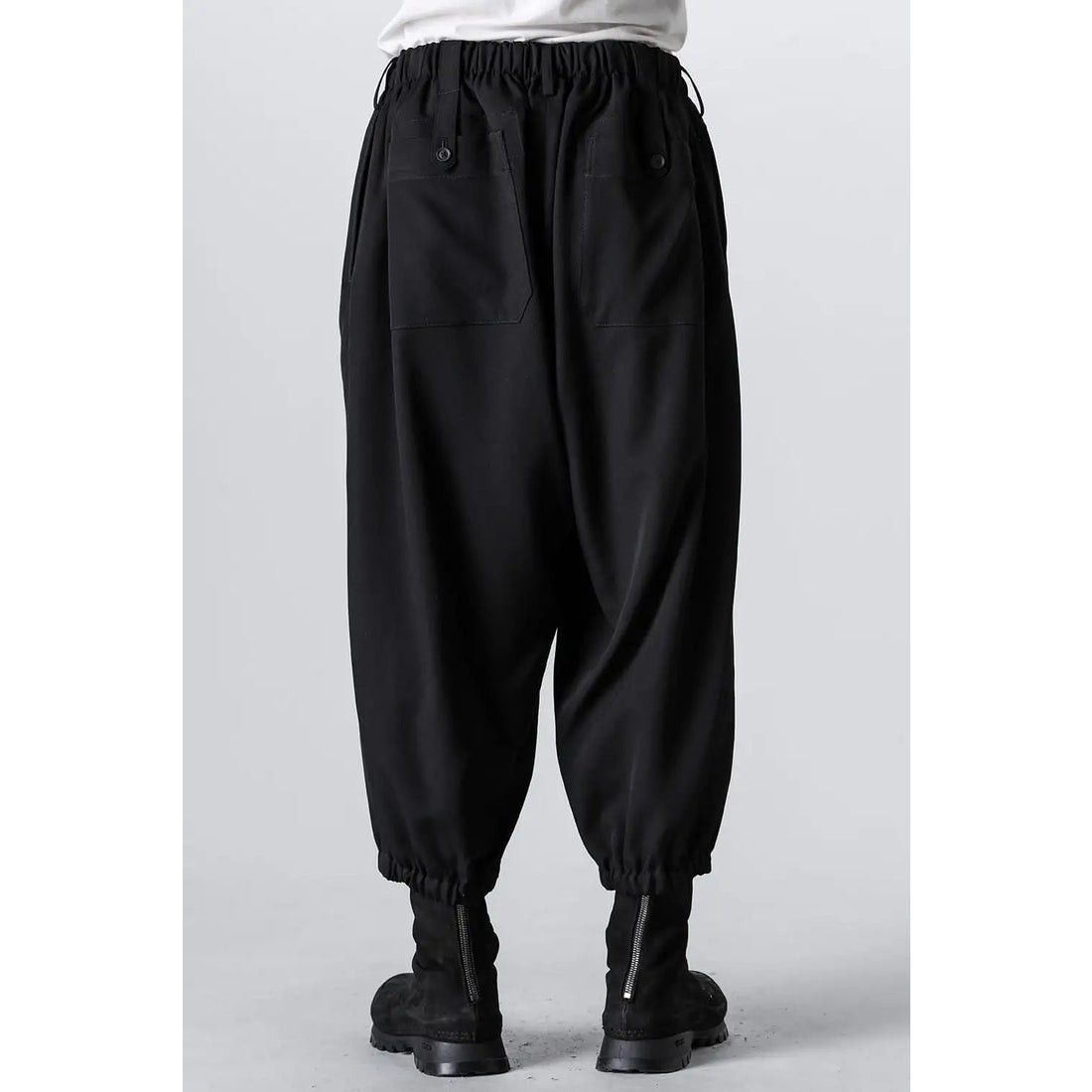 Yohji Yamamoto Yohji Yamamoto Pour Homme - Gathered 9 Part Length Pants Size US 30 / EU 46 - 9 Thumbnail