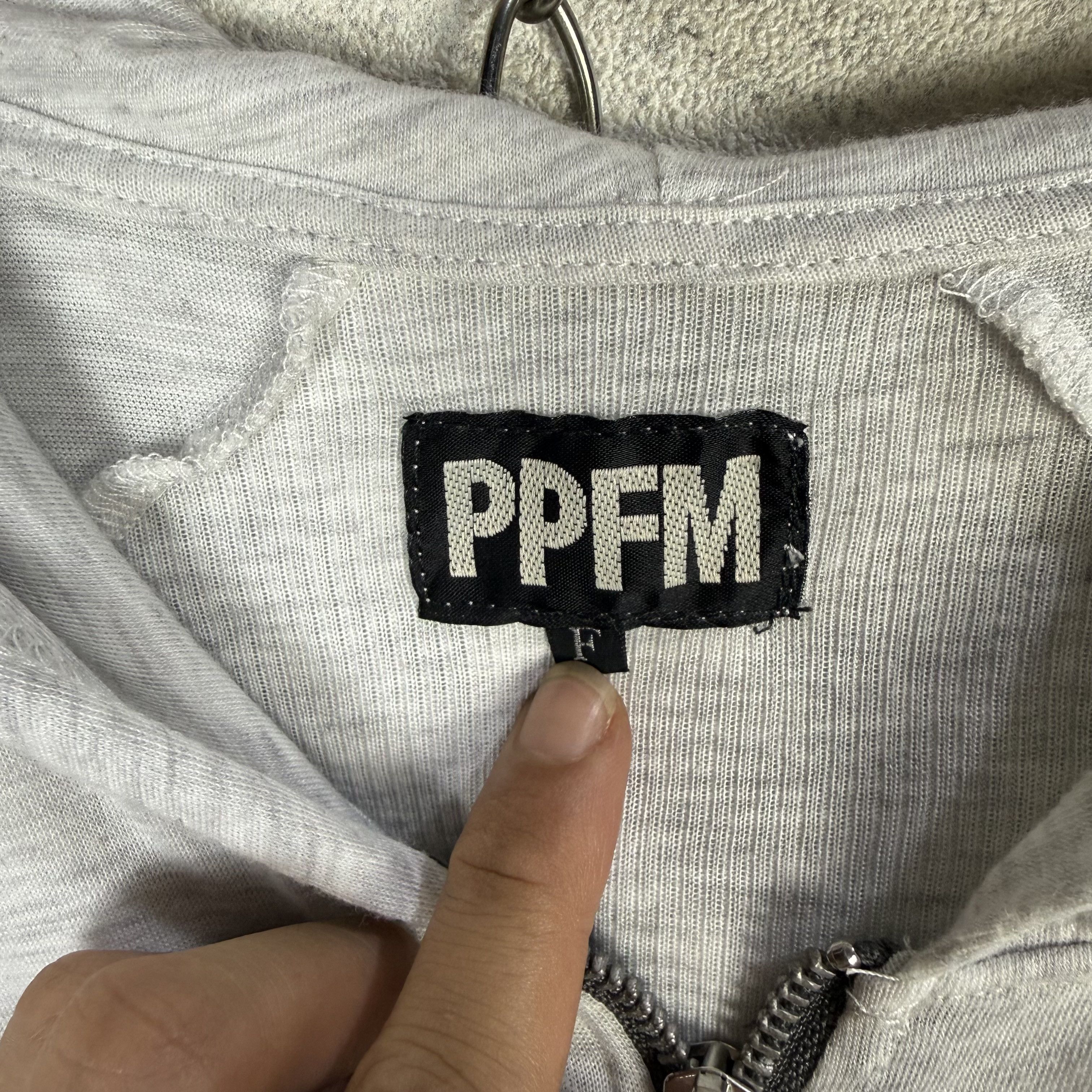 PPFM PPFM Y2K Zip Up Hoodie Jacket S/S Size US L / EU 52-54 / 3 - 8 Thumbnail