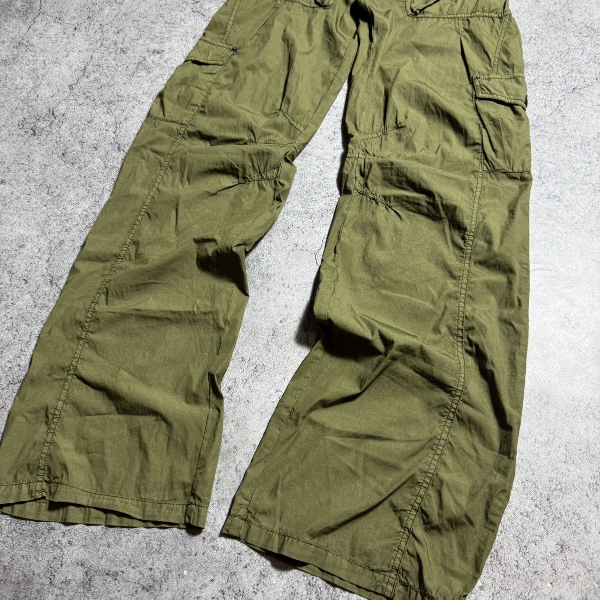 John Galliano NEW Galliano Rare Fighters Club Cargo Pants Size 24" / US 00 / IT 34 - 3 Thumbnail