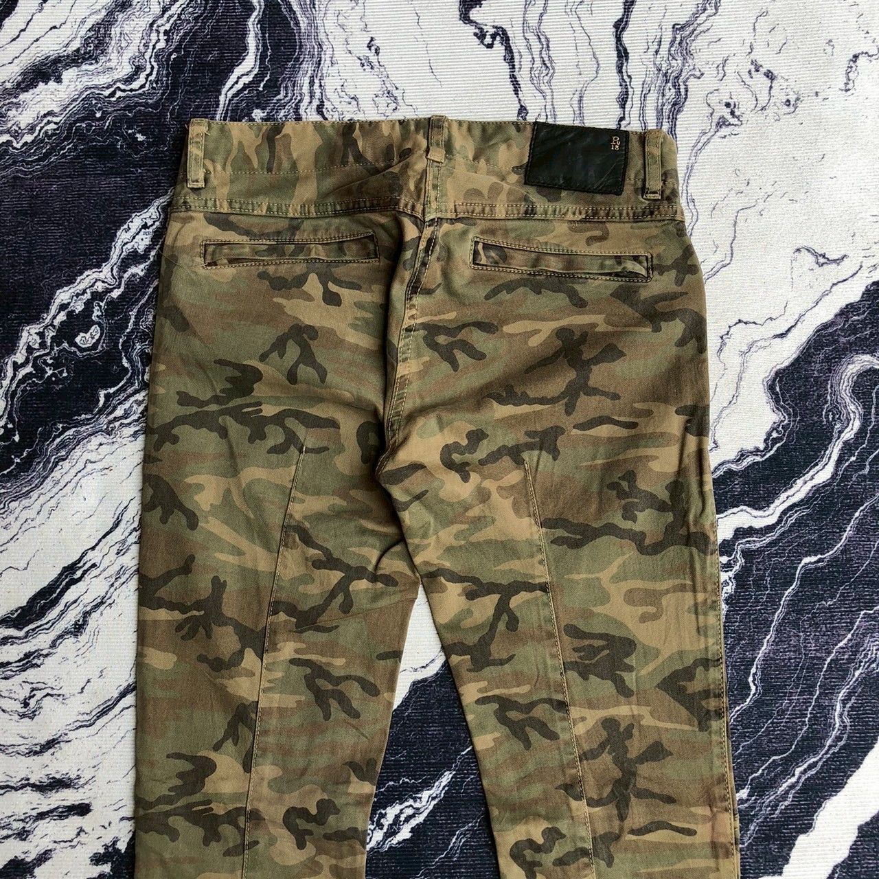 R13 R13 Moto Pants Camouflage Made in Italy Size 25 (Fits 29) Size 29" - 5 Thumbnail