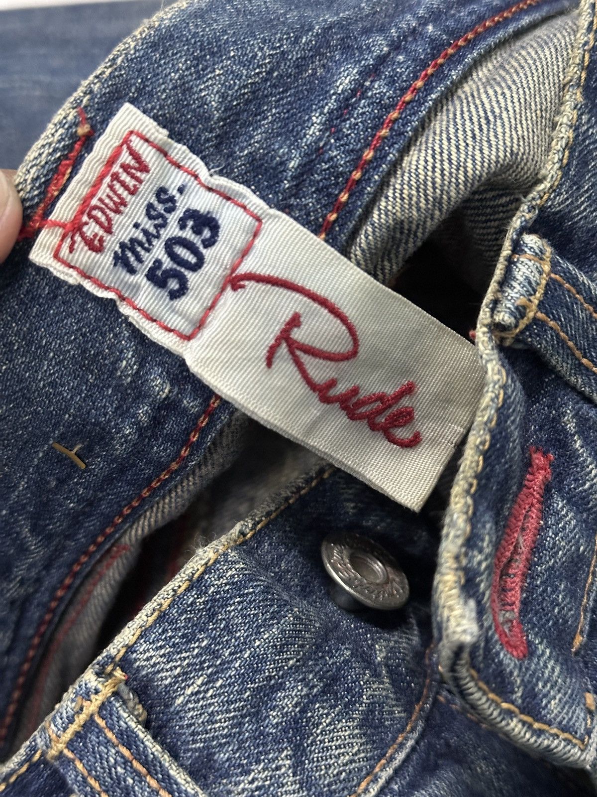 Kapital Edwin 503 X Rude Straight Cut 💥🎌 Size US 30 / EU 46 - 8 Thumbnail