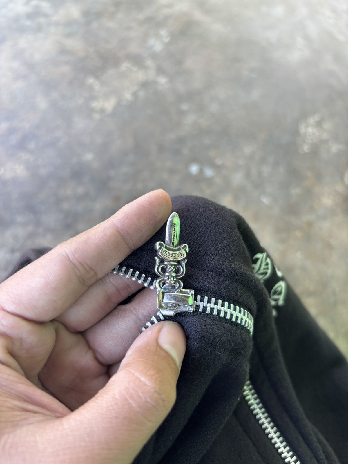 Chrome Hearts ❌SOLD OUT❌Chrome hearts cemetery Dagger ziphoodie black Size US M / EU 48-50 / 2 - 7 Thumbnail